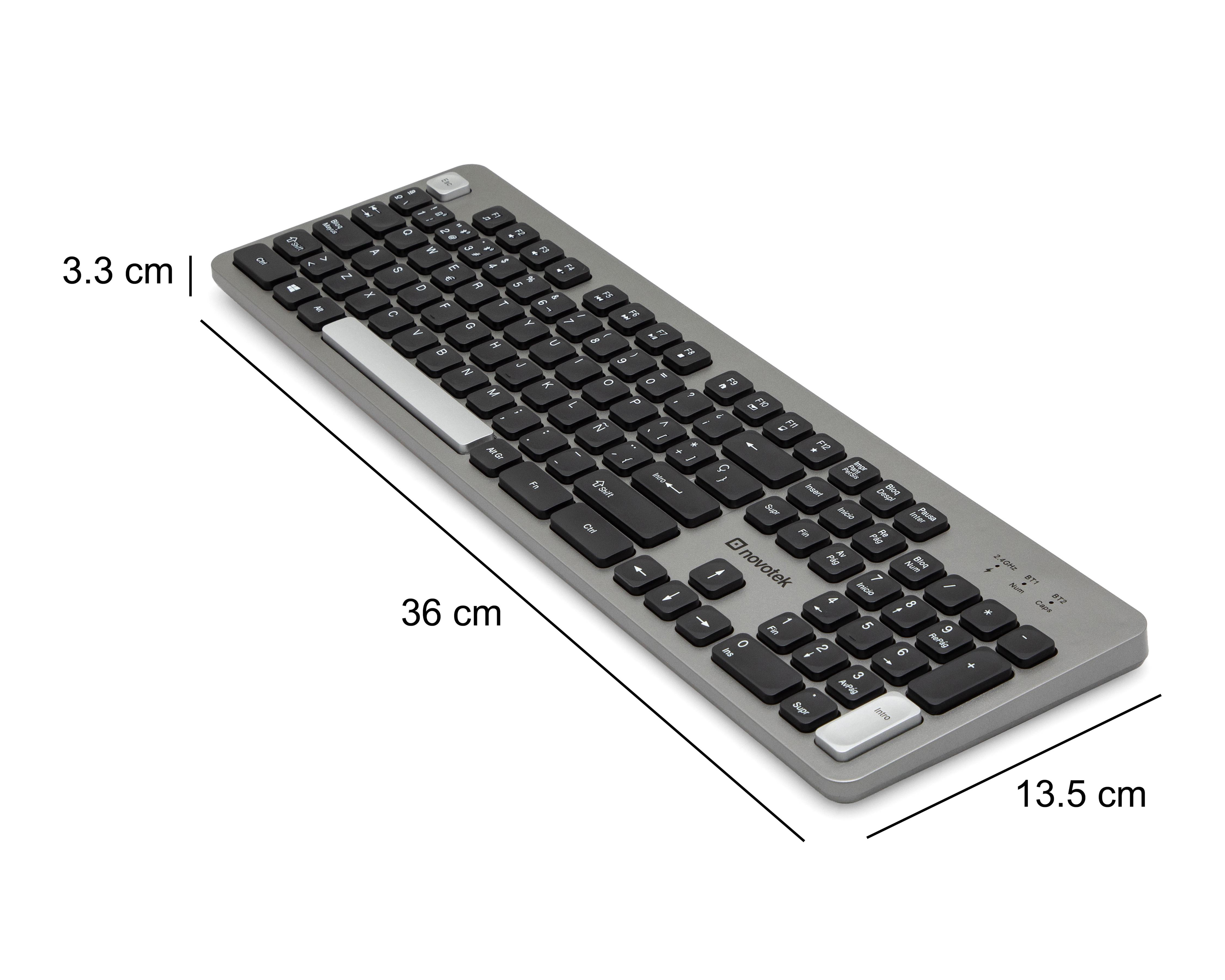 Foto 5 | Teclado Inalámbrico Novotek TI-140