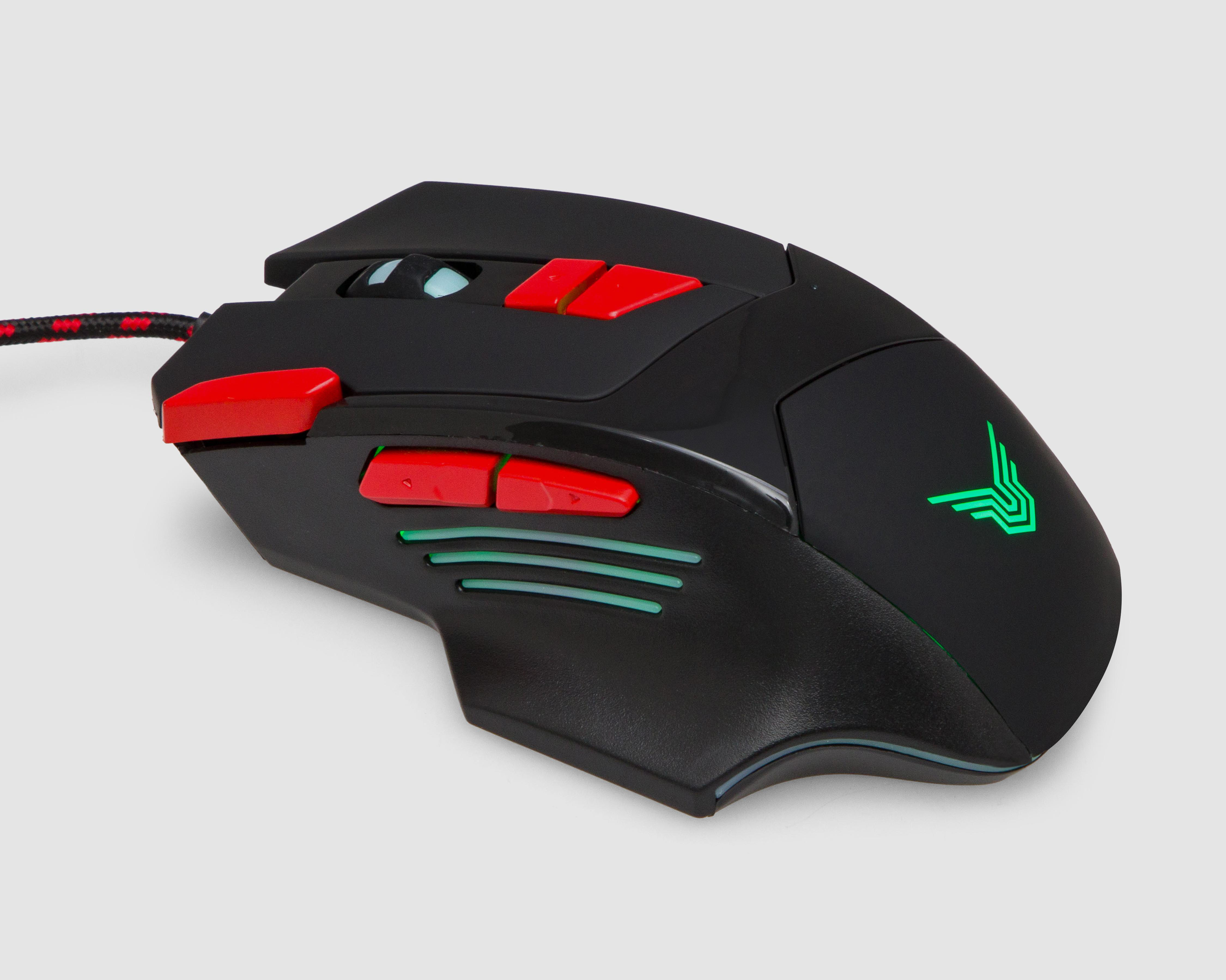 Foto 7 pulgar | Combo de Mouse Pad y Mouse Gamer Alámbrico Gamecraft Xenon K30