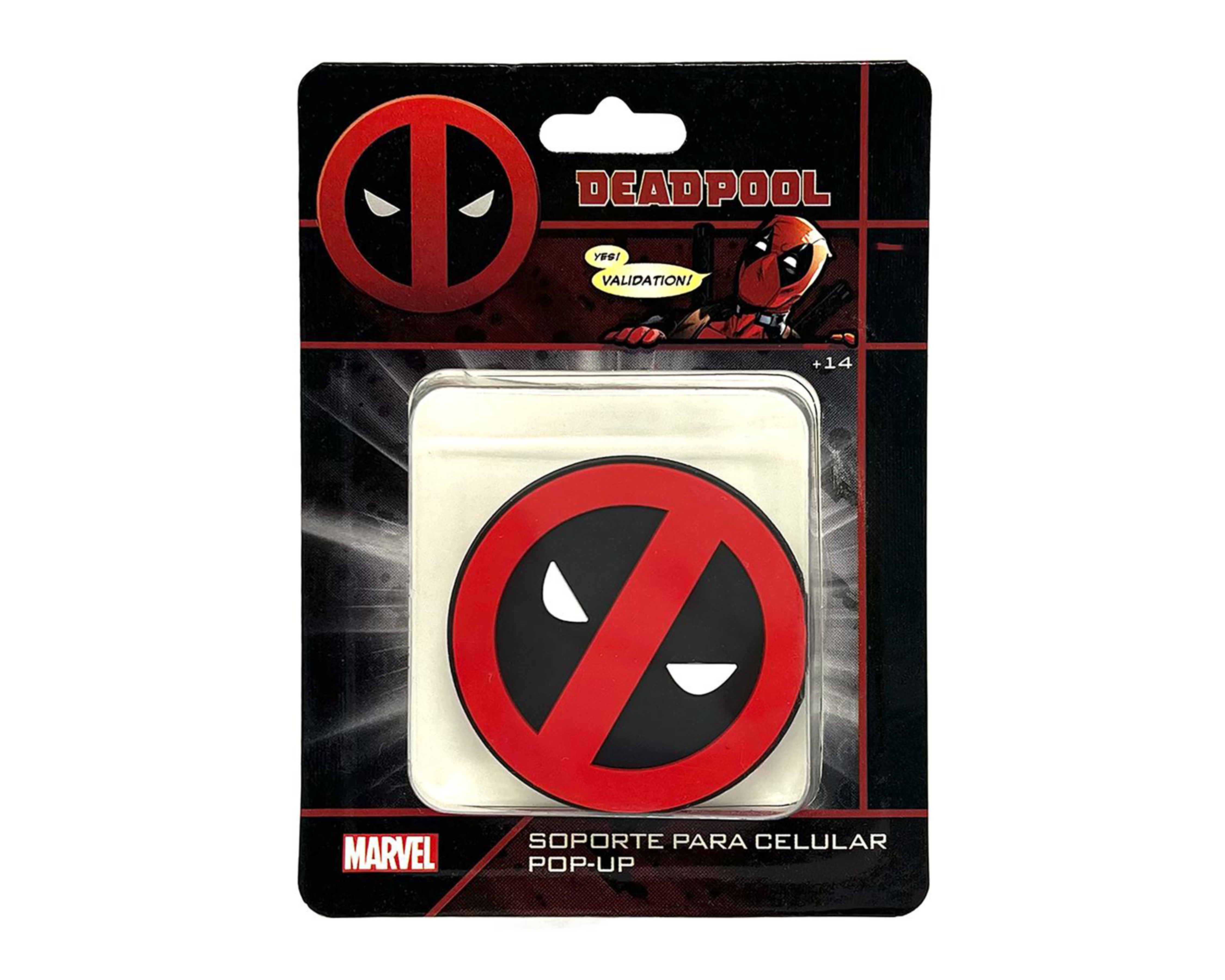 Foto 2 pulgar | Soporte para Celular Marvel Deadpool