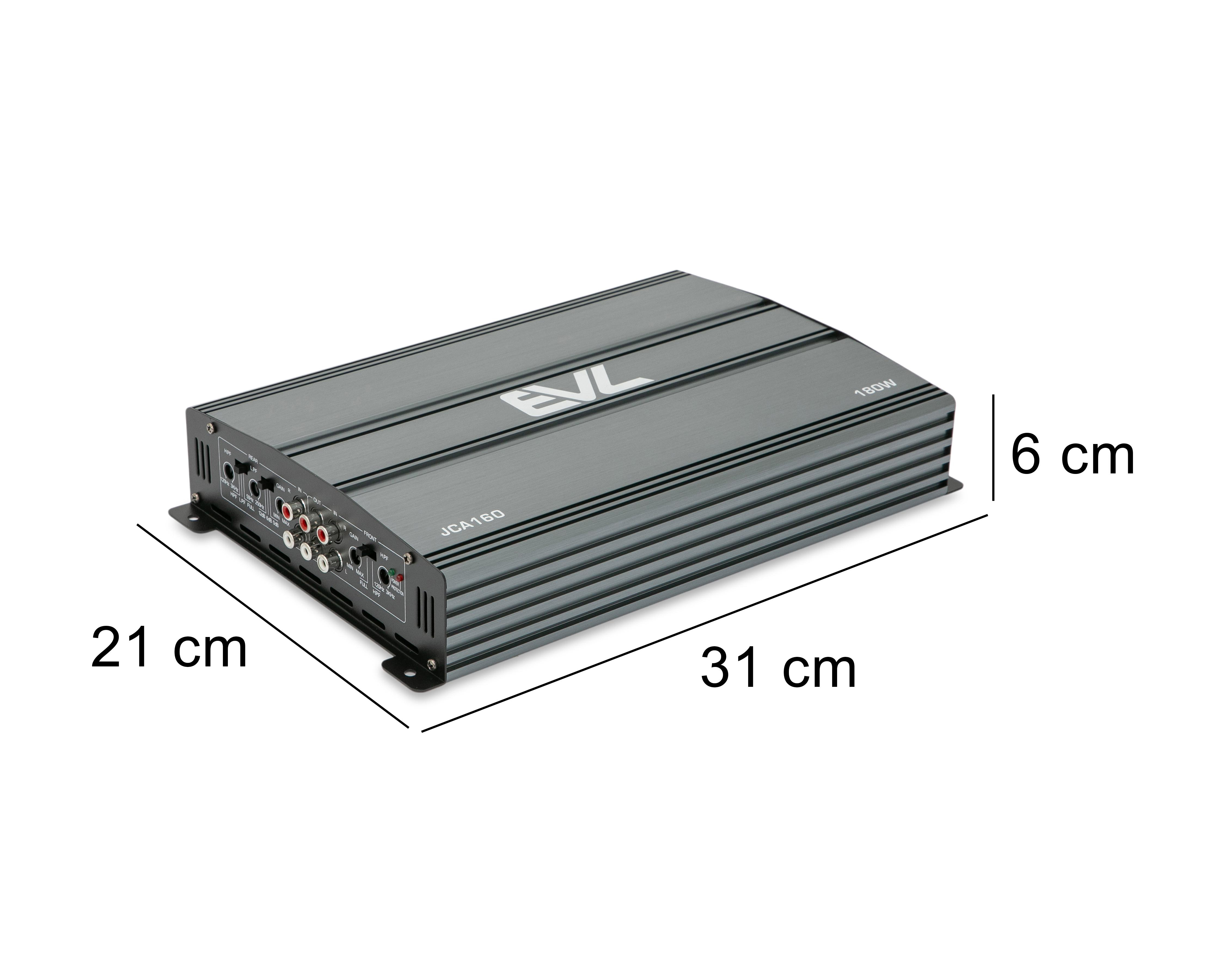 Foto 7 | Amplificador para Carro EVL 4 Canales 90 W