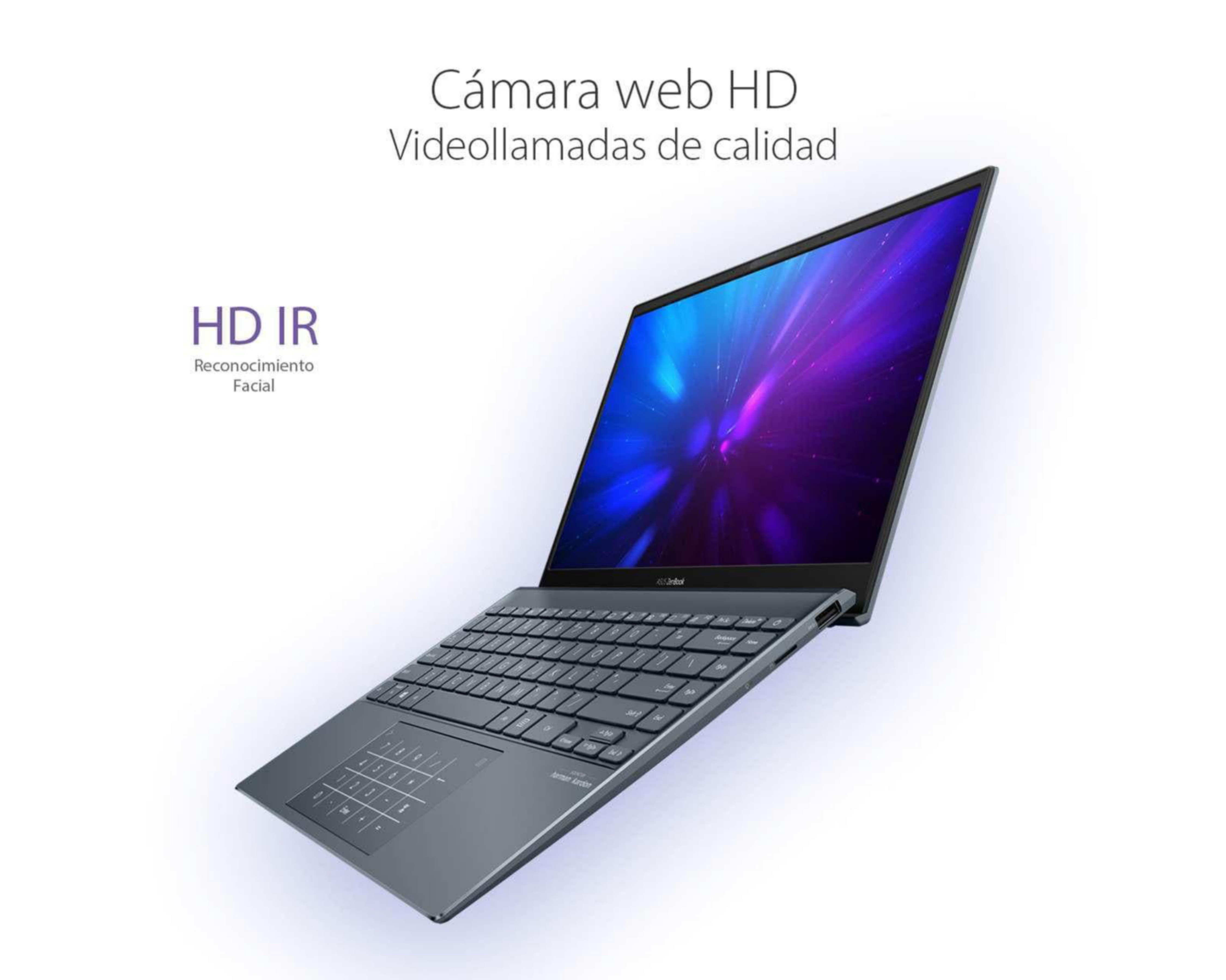 Foto 5 pulgar | Laptop Asus UX325EA-I5OLED 13.3" Windows 10 Home Intel Core i5 8 GB RAM 512 GB SSD Gris