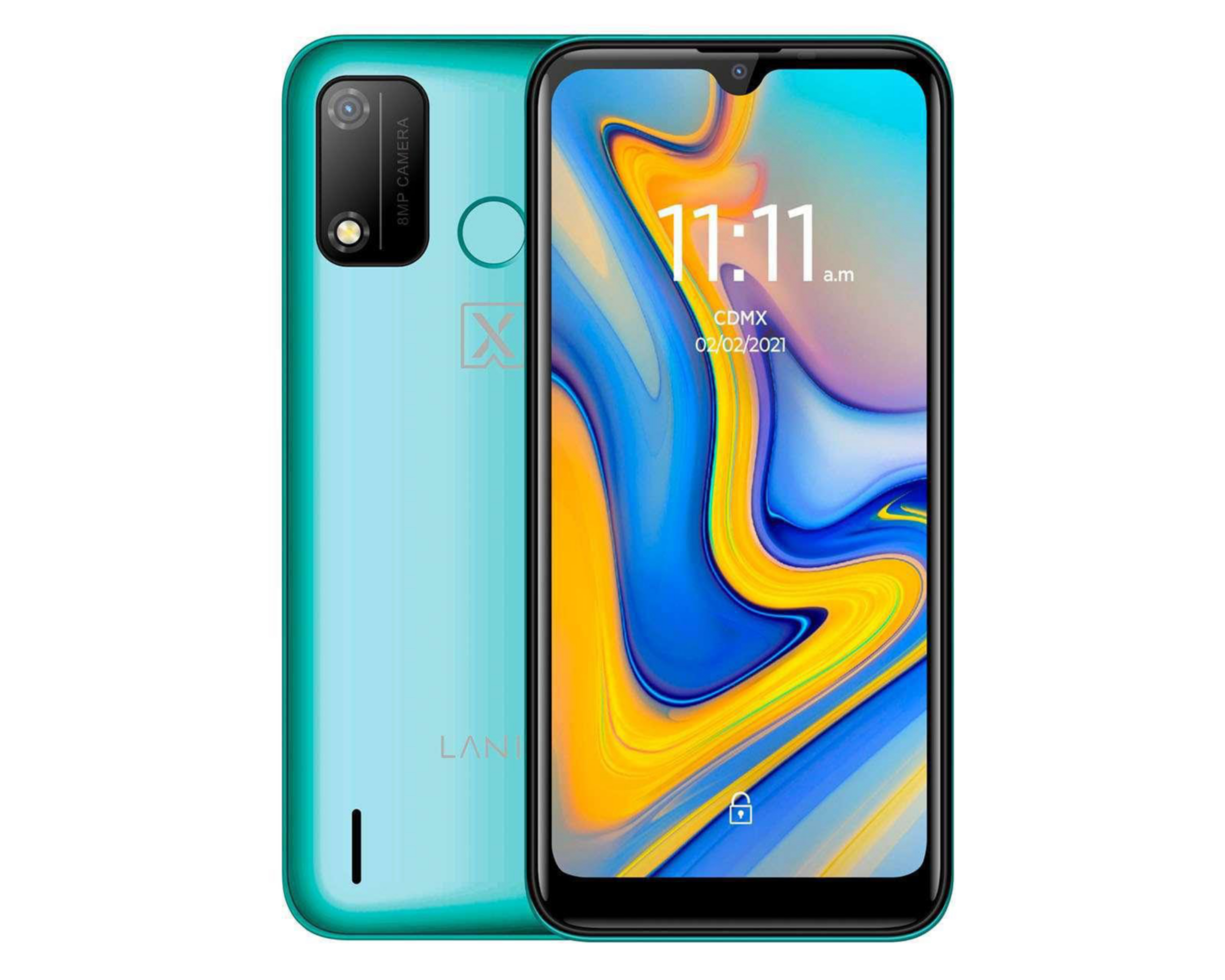 Celular Lanix Liberado X860 Dual Sim 32 GB Azul $2,399