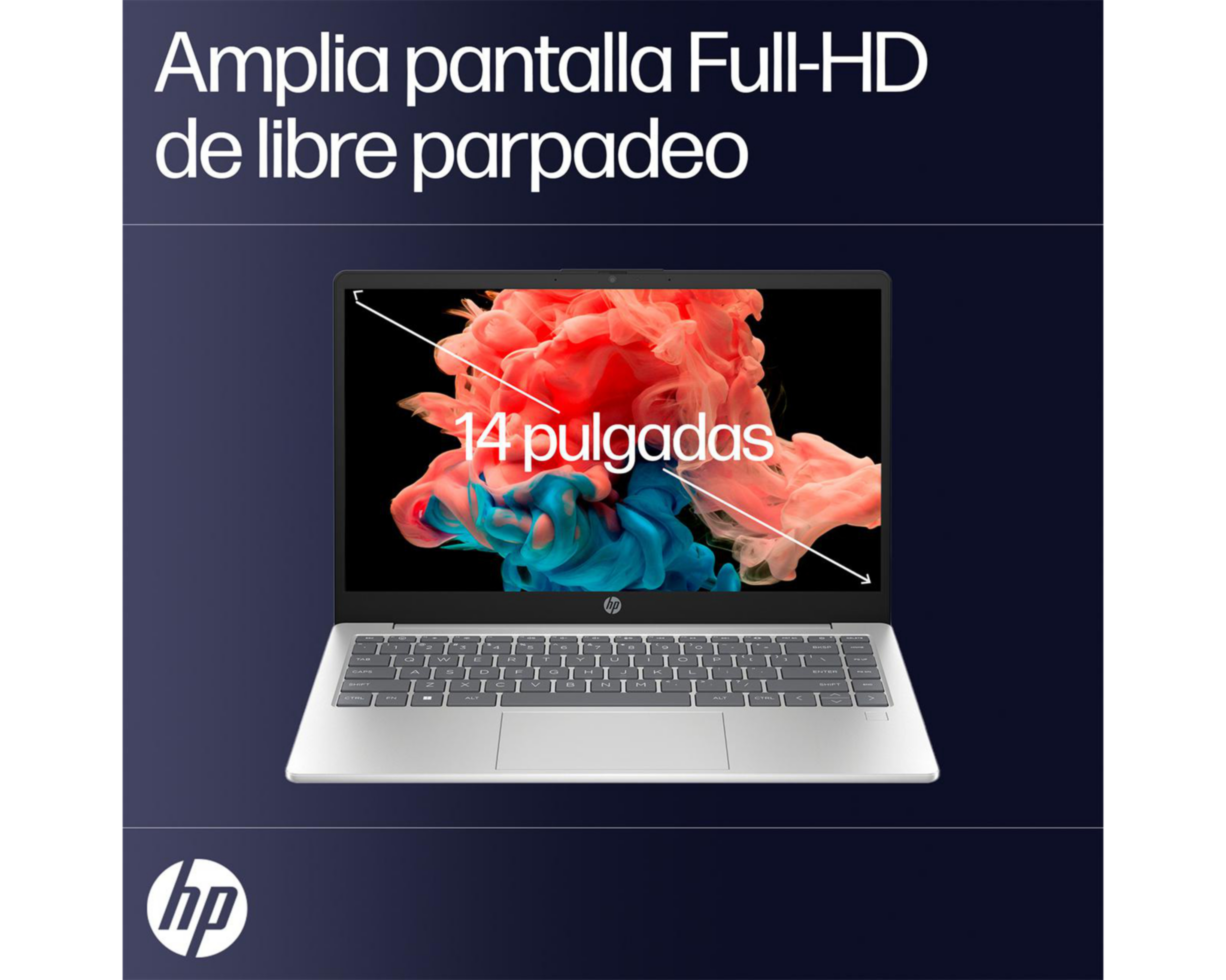 Foto 6 pulgar | Laptop HP 14-ep1001la 14 Pulgadas Windows 11 Home Intel Core Ultra 5 8 GB RAM 512 SSD Plateada