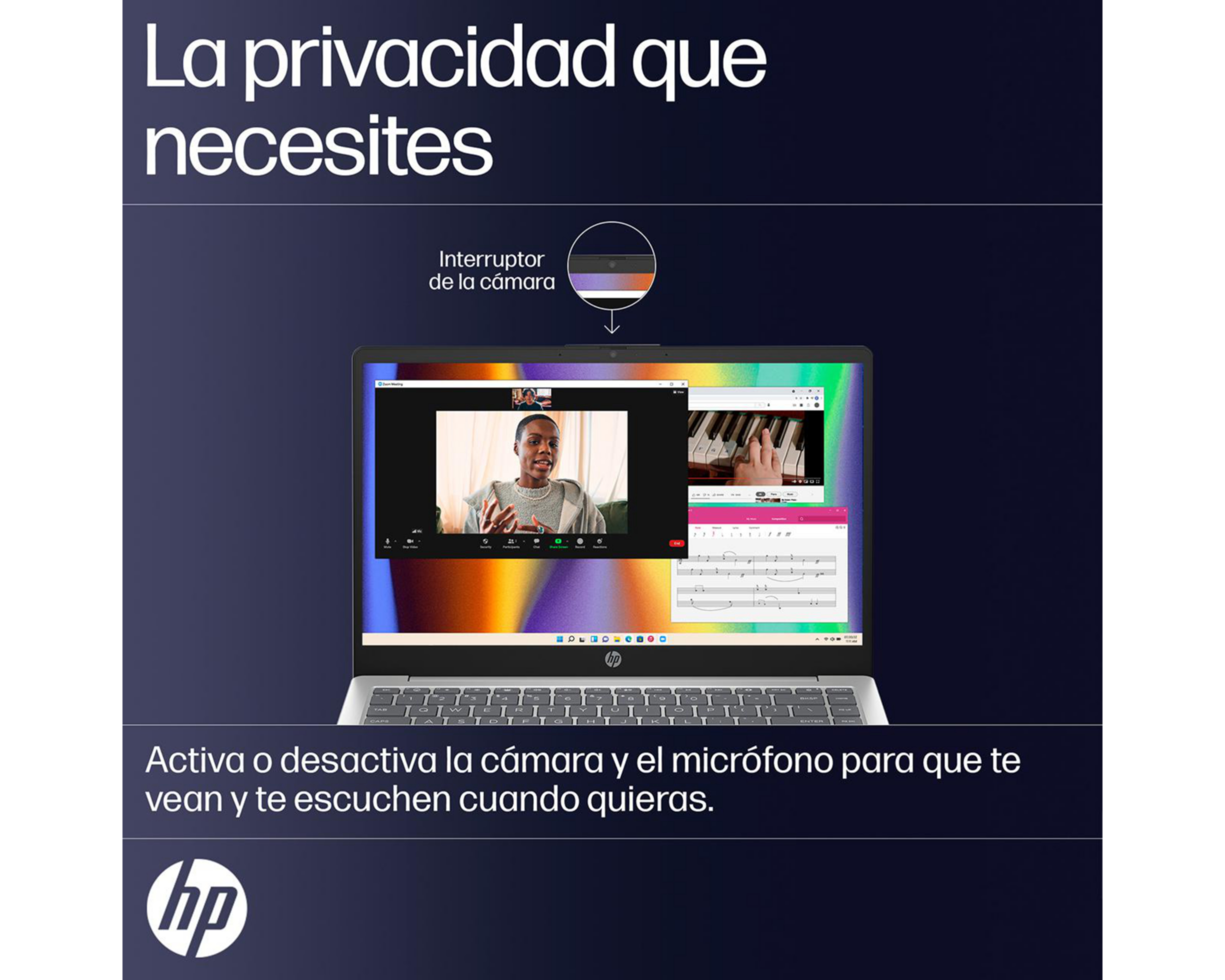 Foto 7 | Laptop HP 14-ep1001la 14 Pulgadas Windows 11 Home Intel Core Ultra 5 8 GB RAM 512 SSD Plateada