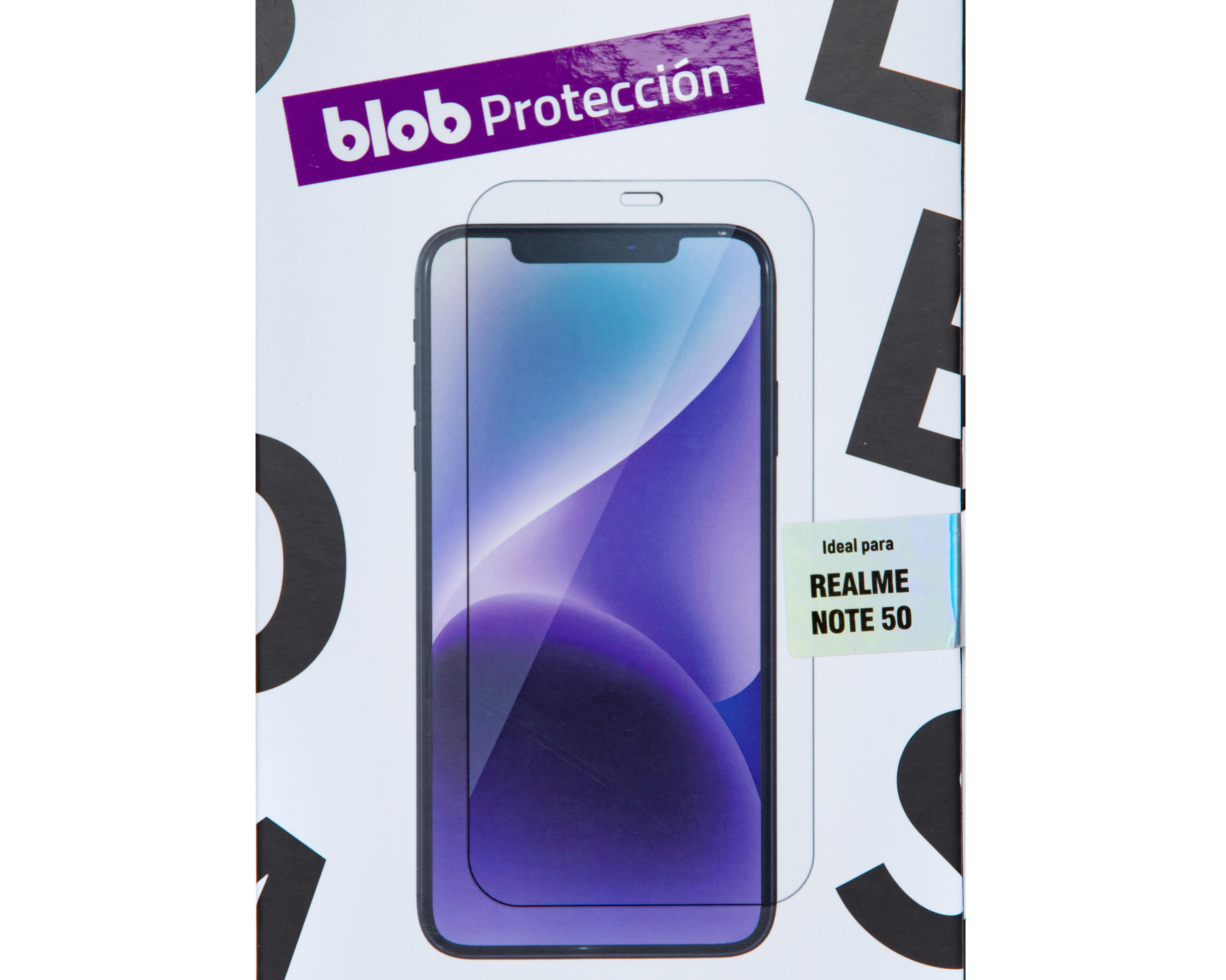 Foto 4 pulgar | Protector de Pantalla Blob para Realme Note 50