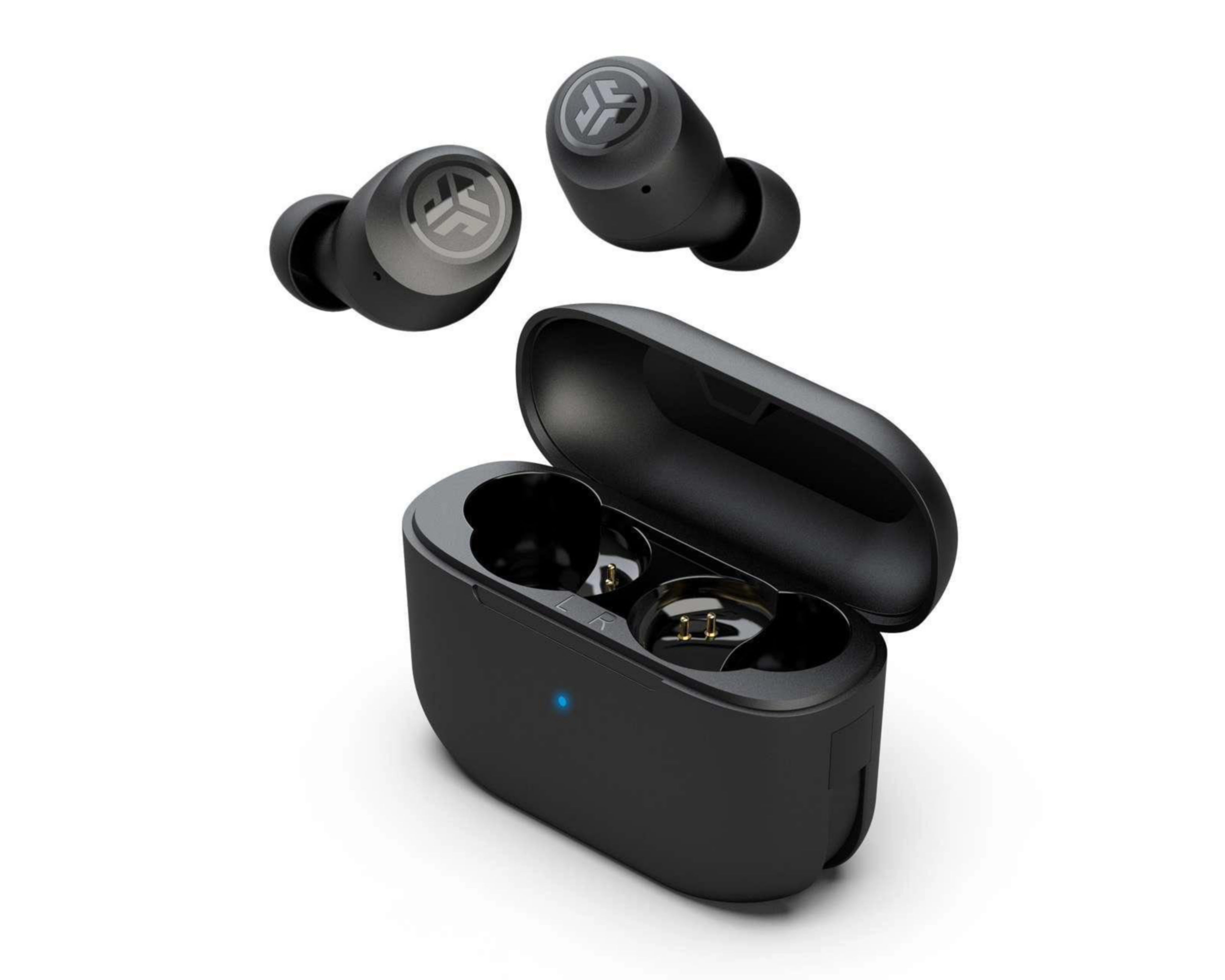Audífonos True Wireless JLAB Resistencia al Sudor EBGAIRPOPRBLK124