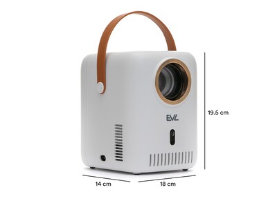 Foto 6 | Proyector Portátil EVL 2800 Lúmenes 120 Pulgadas PJ130