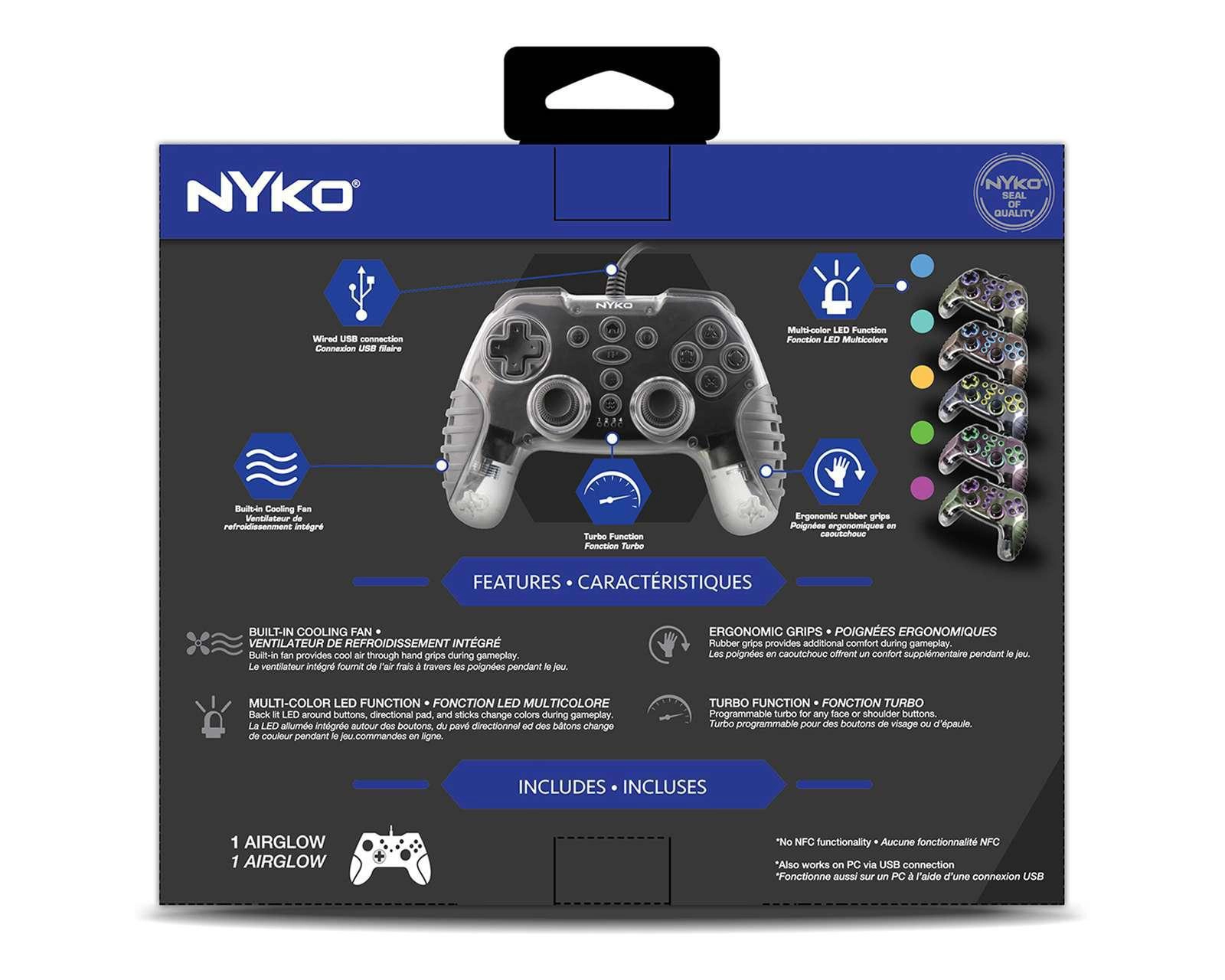 Foto 4 pulgar | Control Alámbrico para PS4 Nyko Negro Nuevo