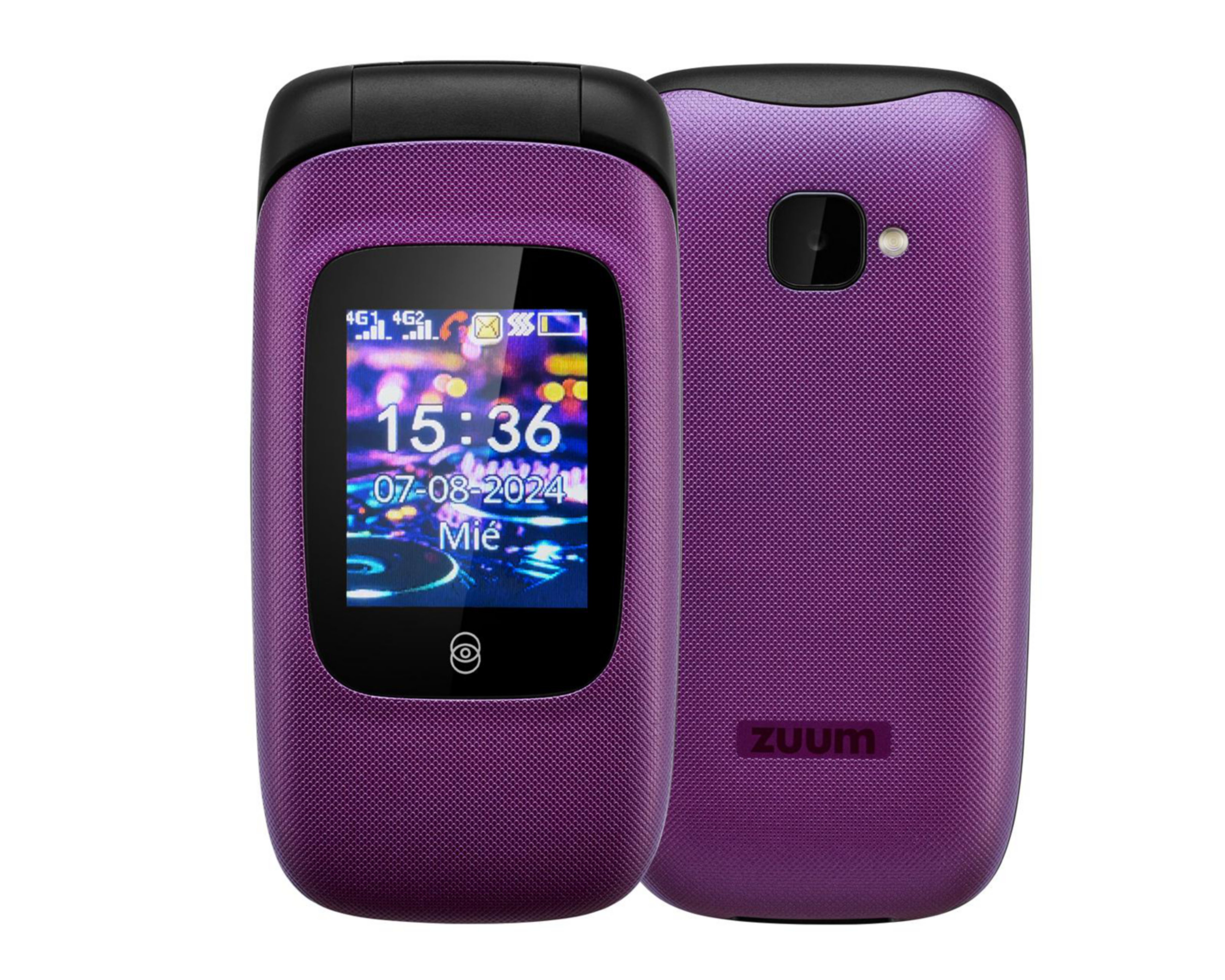 Celular Zuum Liberado Brix R III 128 MB Morado $699