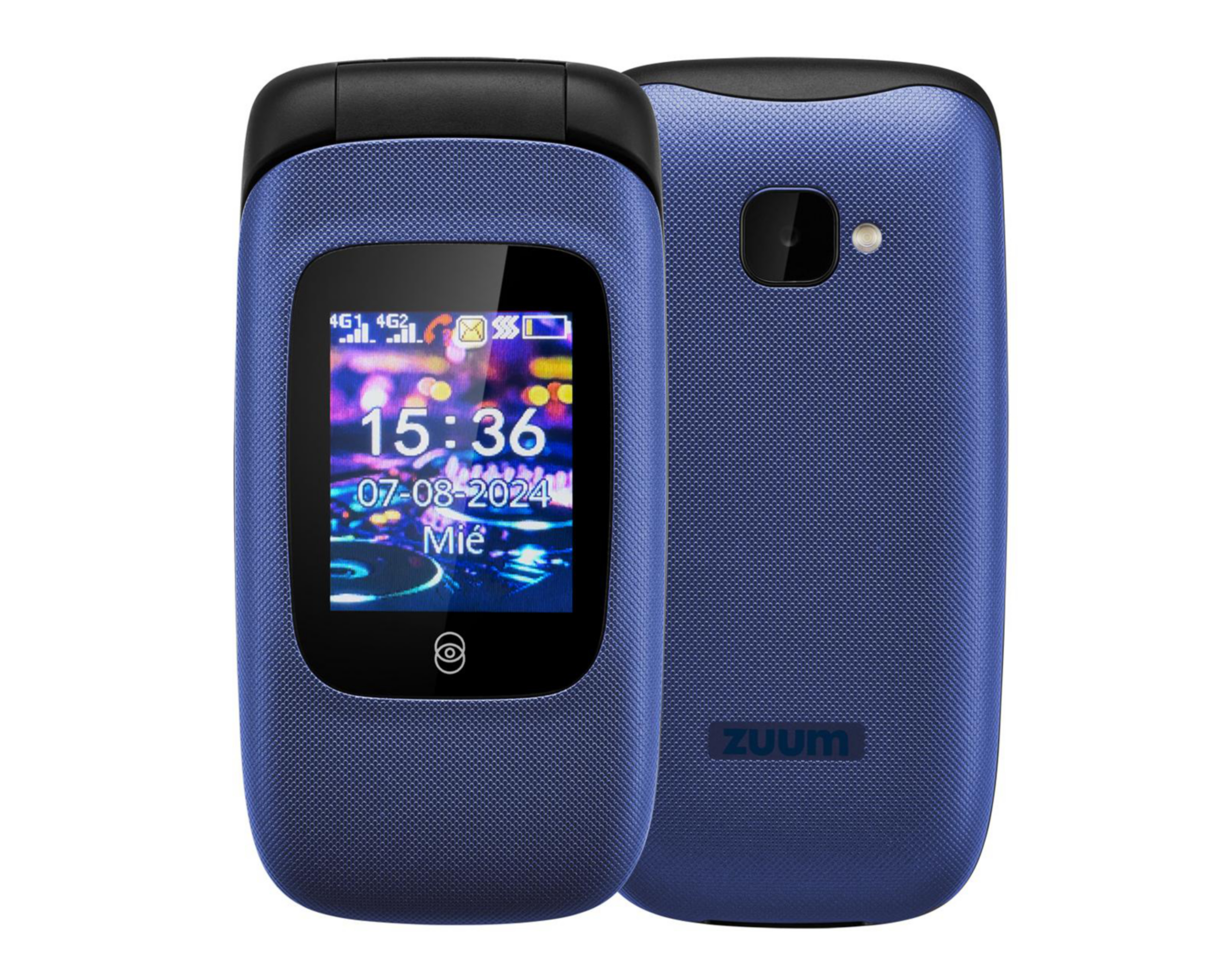 Celular Zuum Liberado Brix R III 128 MB Azul Marino $699