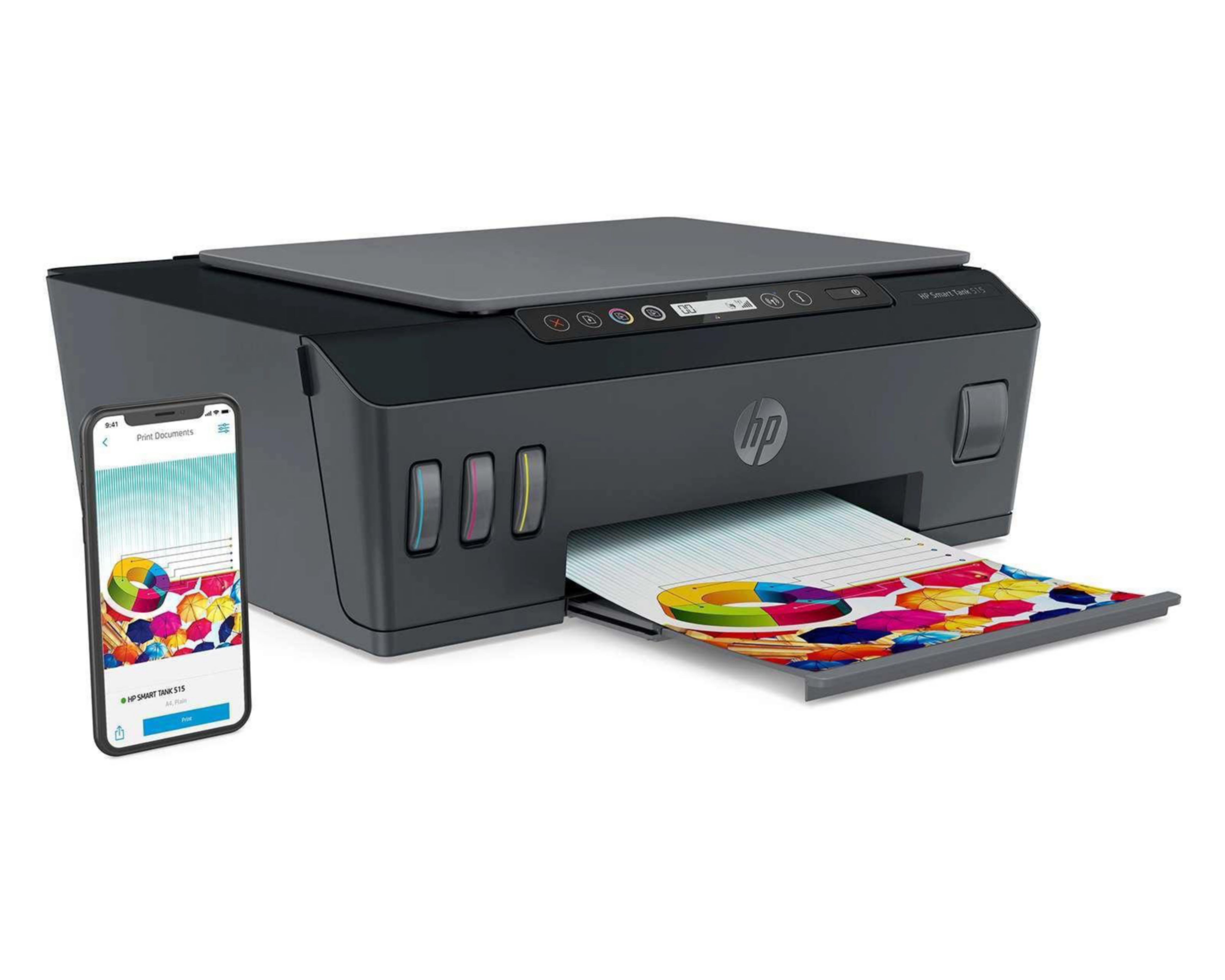 Foto 3 pulgar | Multifuncional HP de Tinta Continua Smart Tank 515  (1TJ09A)