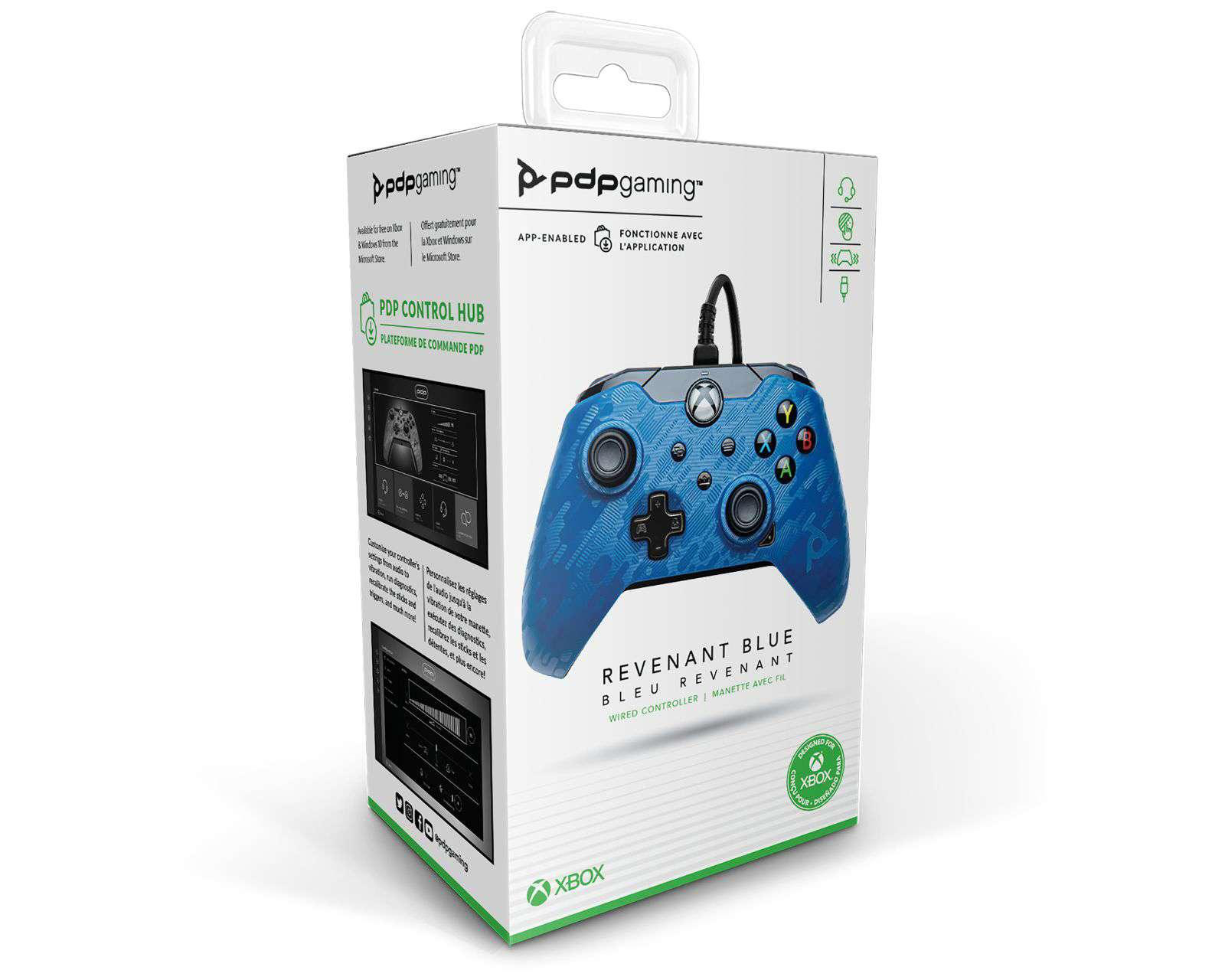 Foto 5 | Control Alámbrico para Xbox PDP Gaming Azul Nuevo