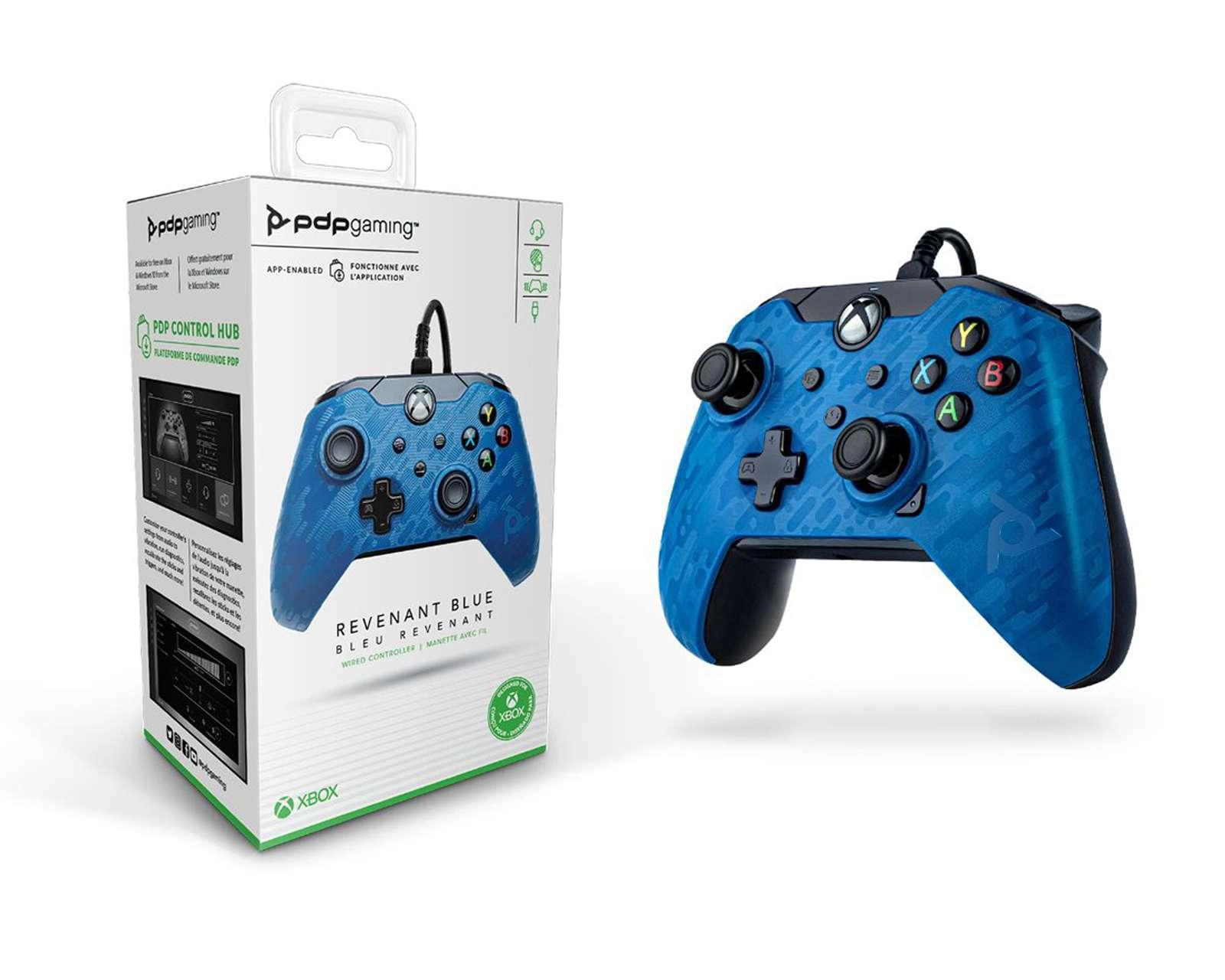 Foto 6 | Control Alámbrico para Xbox PDP Gaming Azul Nuevo