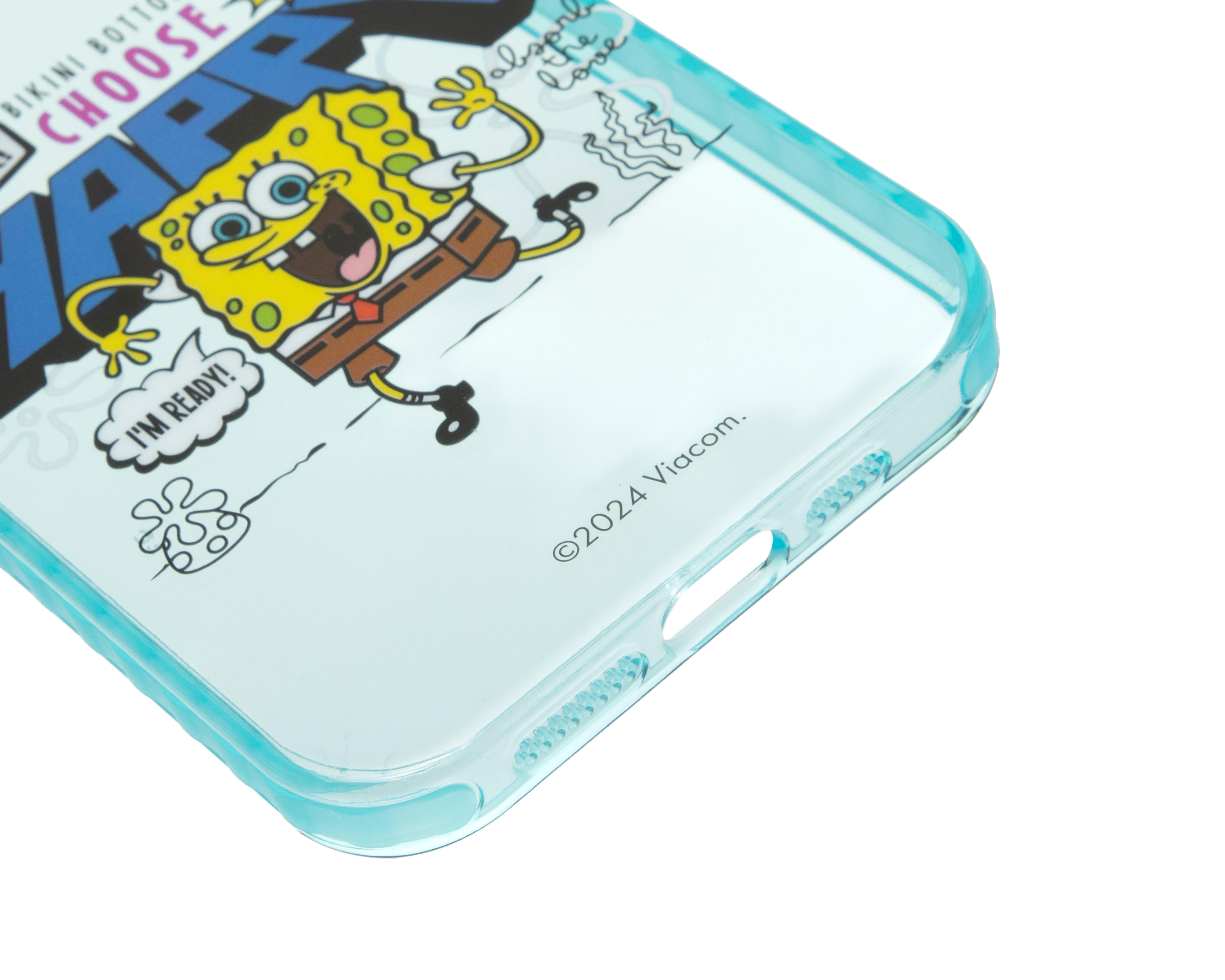 Foto 7 pulgar | Funda Bob Esponja Paramount para iPhone 12-12 Pro