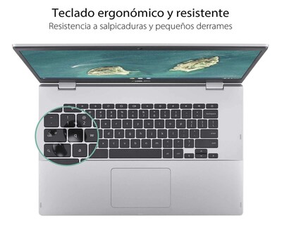 Foto 5 | Laptop Asus CX1500 de 15" Intel Celeron 4 GB RAM de 64 GB SSD Plata