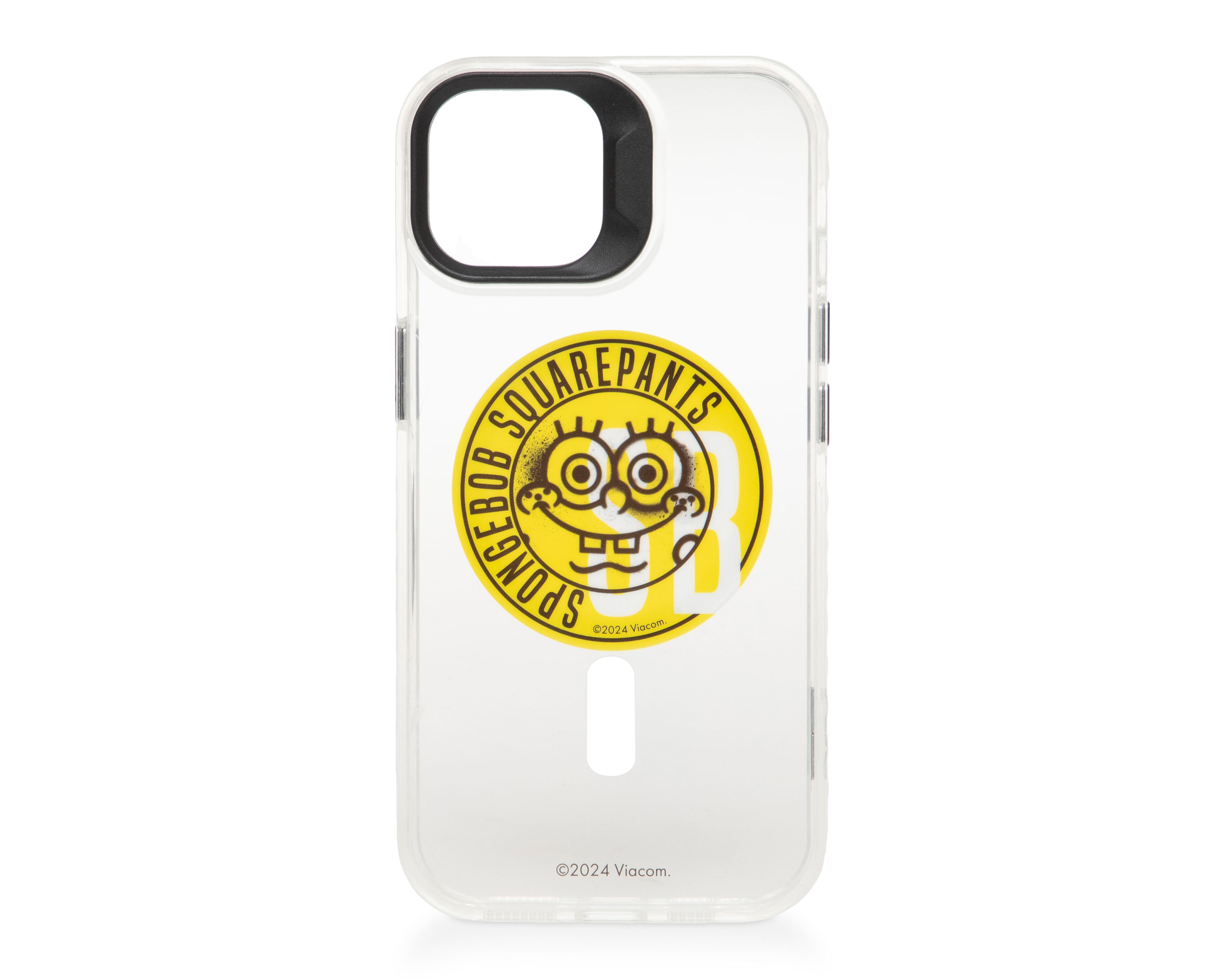 Foto 2 pulgar | Funda Bob Esponja Paramount para iPhone 15