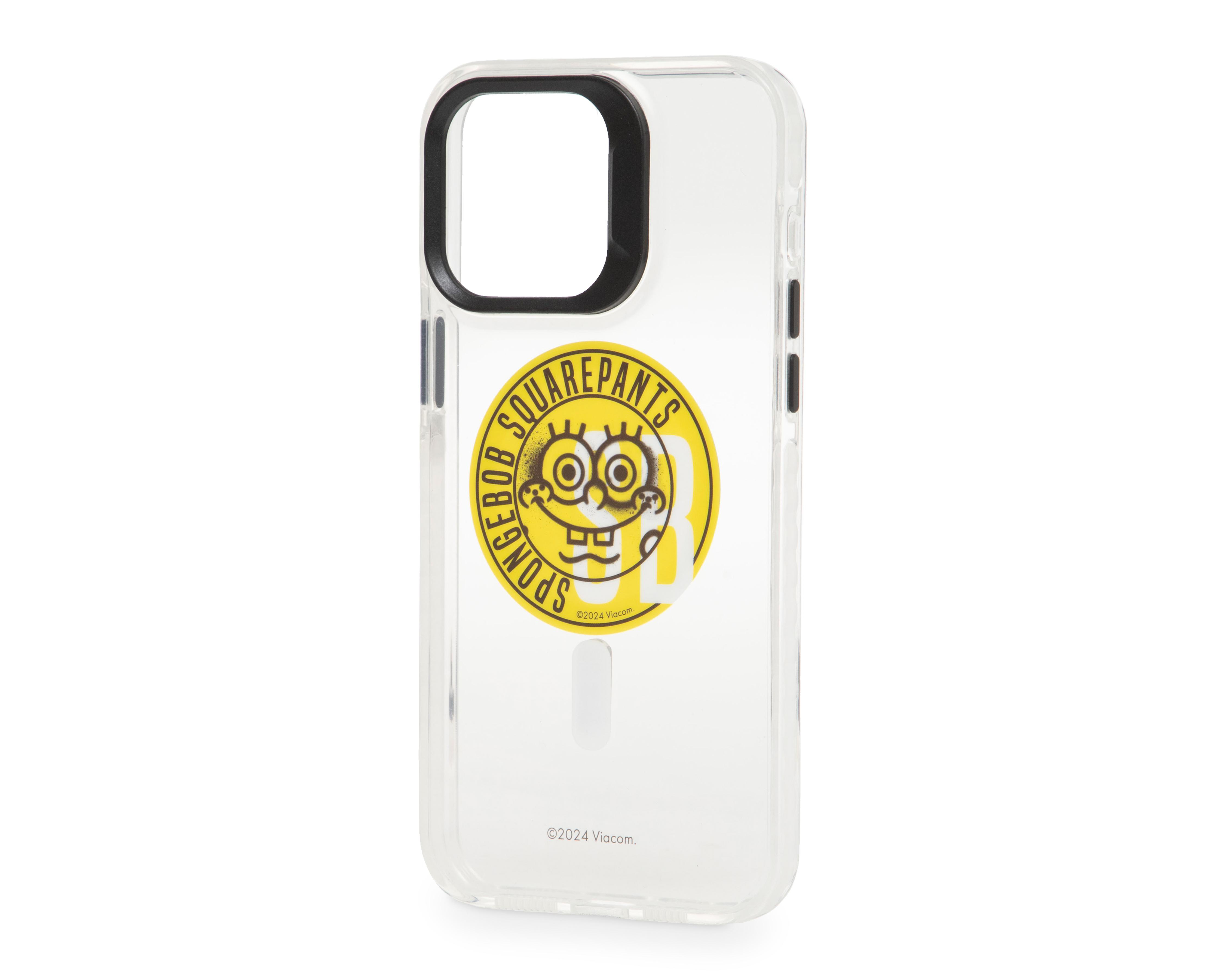 Foto 6 pulgar | Funda Bob Esponja Paramount para iPhone 15 Pro Max