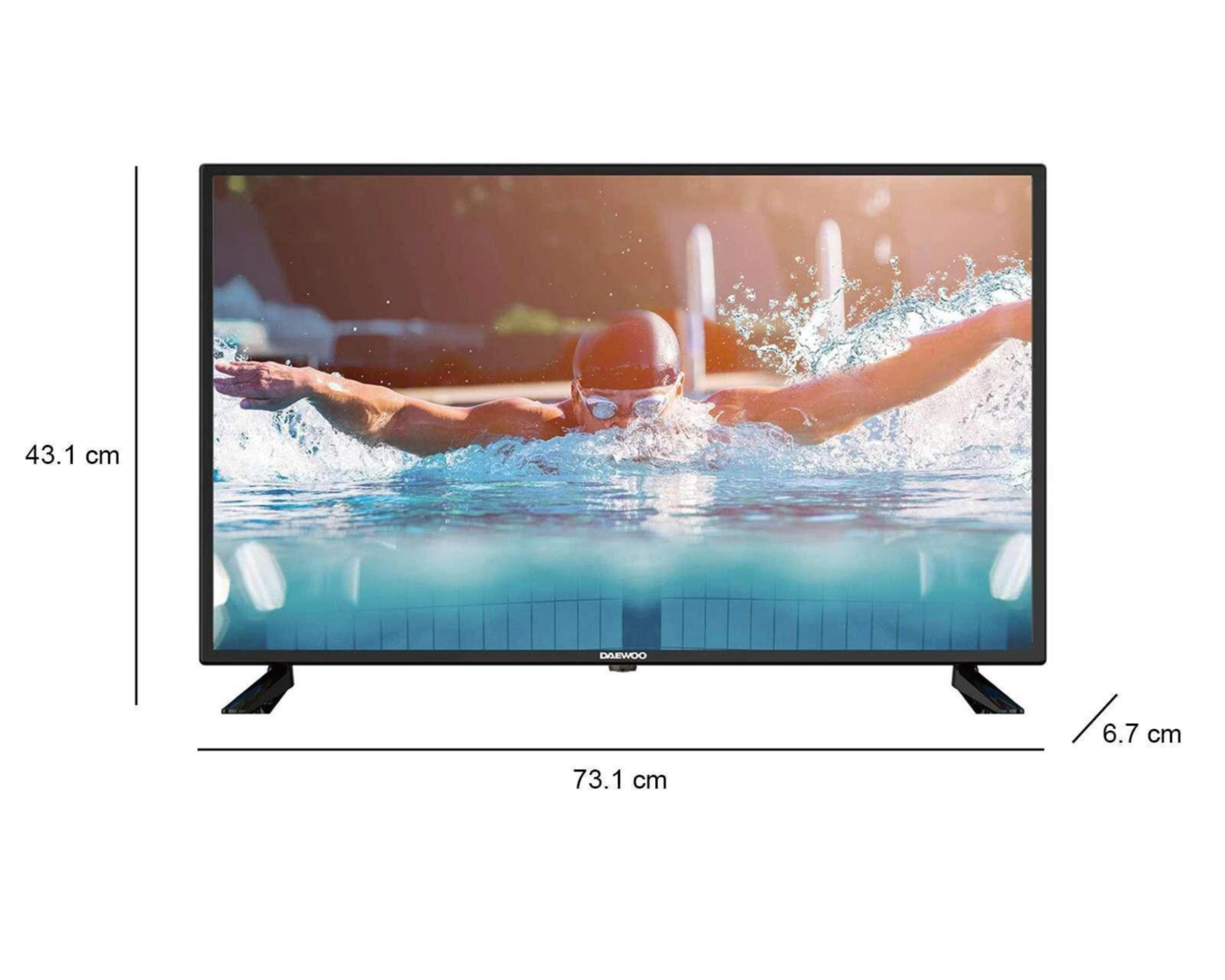 Foto 5 pulgar | Pantalla LED Daewoo 32" HD DAW32H