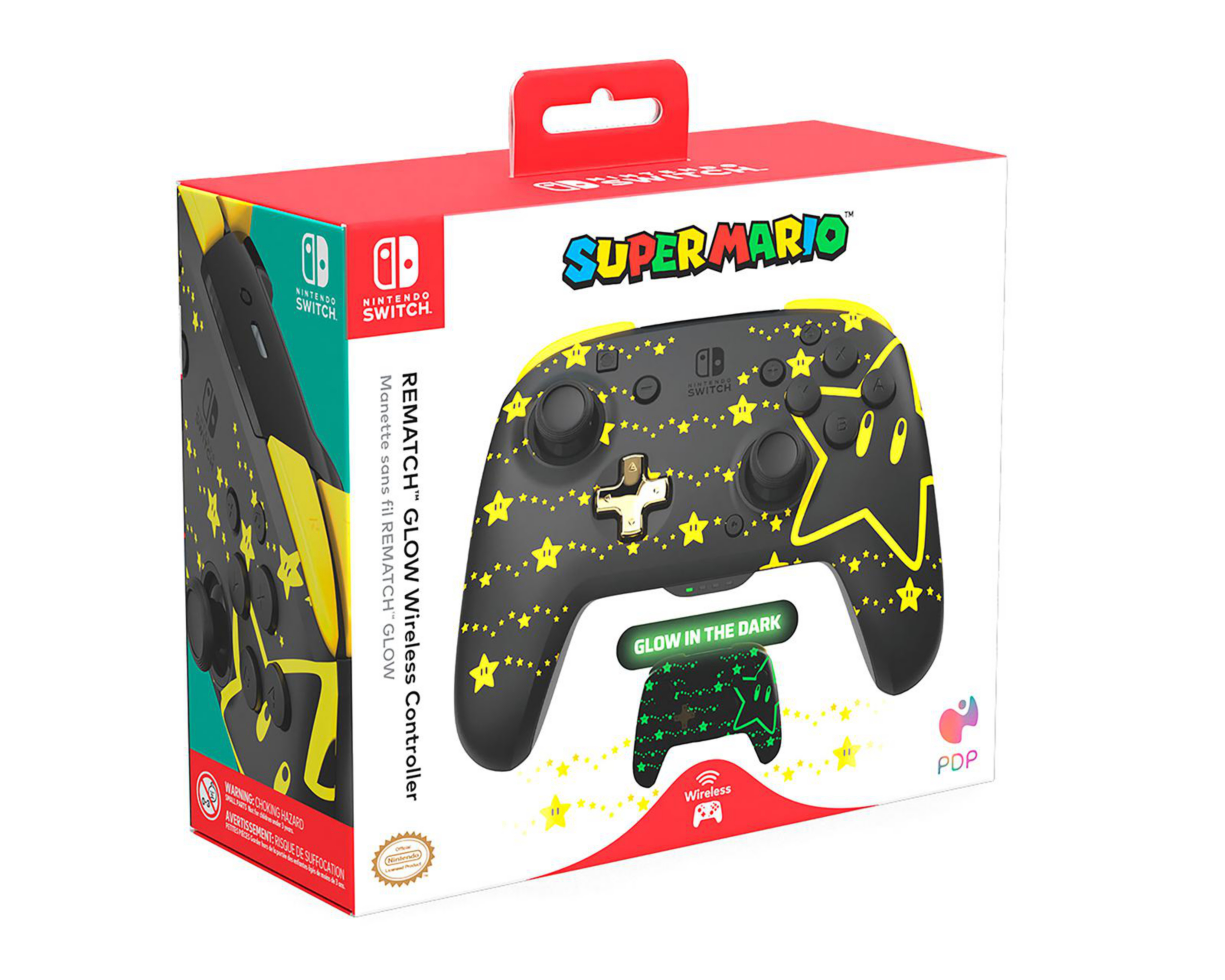 Foto 6 pulgar | Control Inalámbrico para Nintendo Switch PDP Super Star Negro