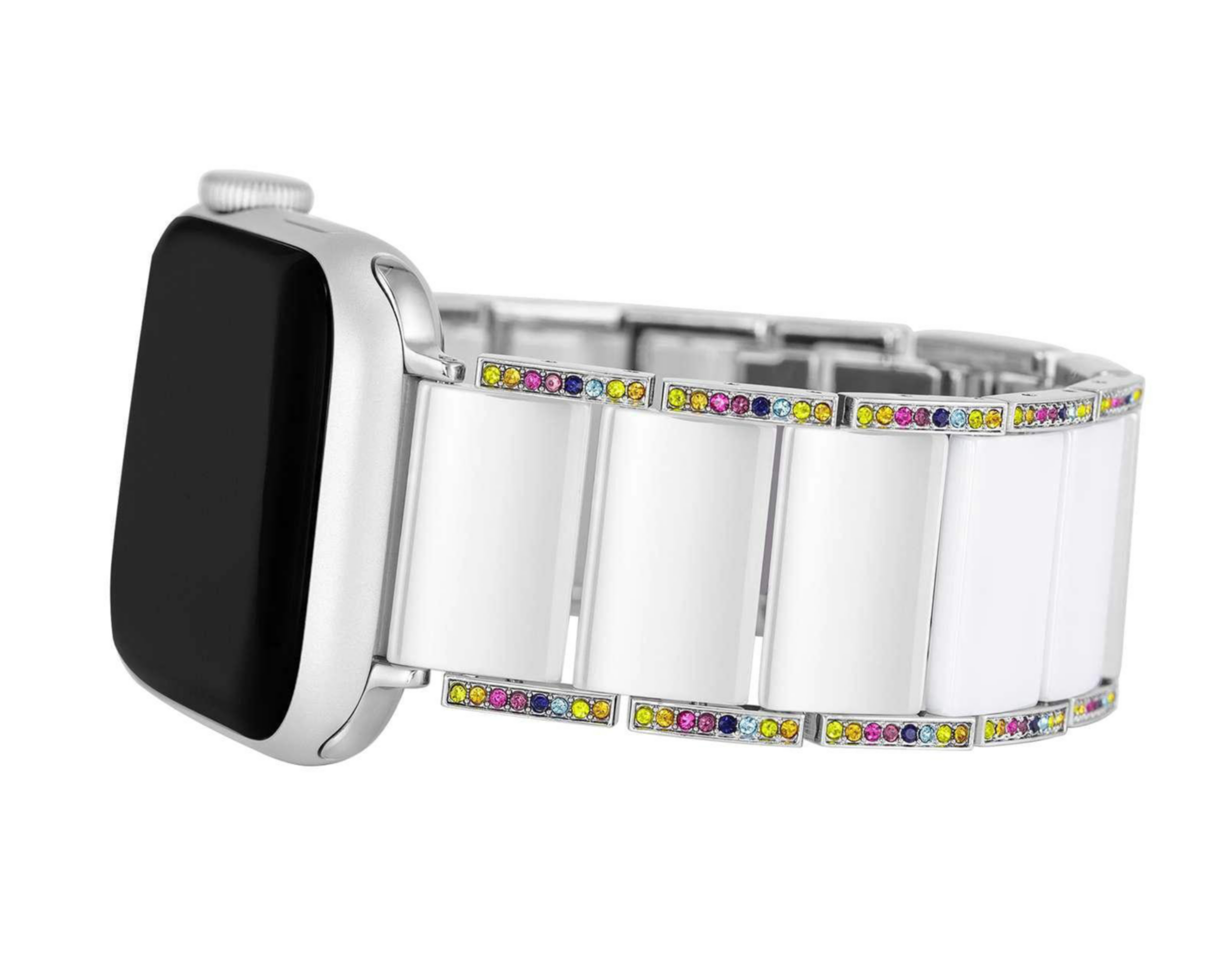 Foto 4 pulgar | Correa Anne Klein Blanca para Apple Watch de 42/44 mm