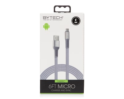 Foto 3 | Cable Micro USB Bytech 2 m