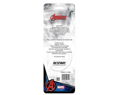 Foto 3 | Cable Marvel Micro USB de 1 Metro