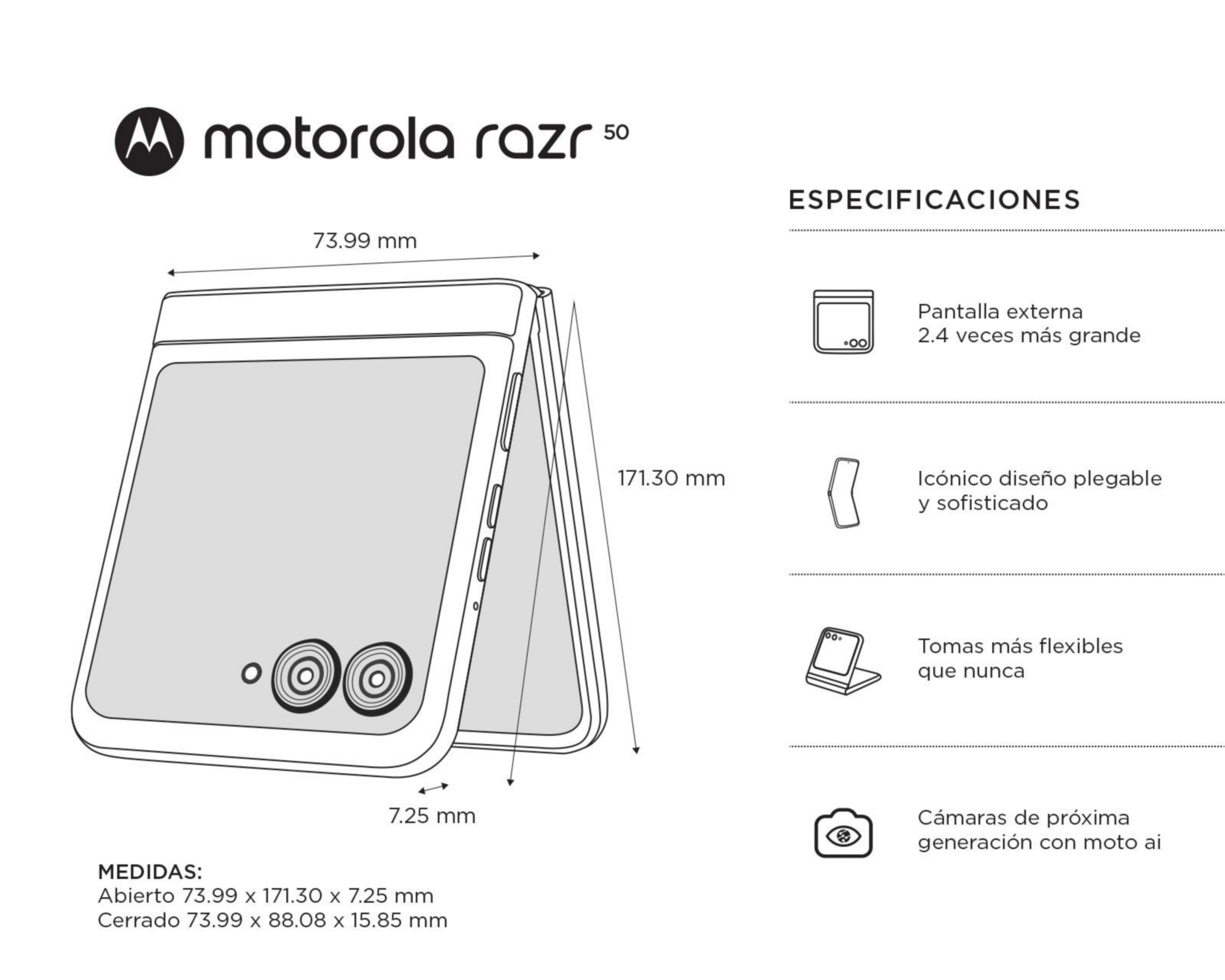 Foto 11 pulgar | Telcel Motorola Razr 50 512 GB Beige