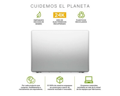 Foto 3 | Laptop Dell Inspiron 3000 de 15.6" Wwindows 11 Home AMD Ryzen 5 8 GB RAM de 256 GB Plata
