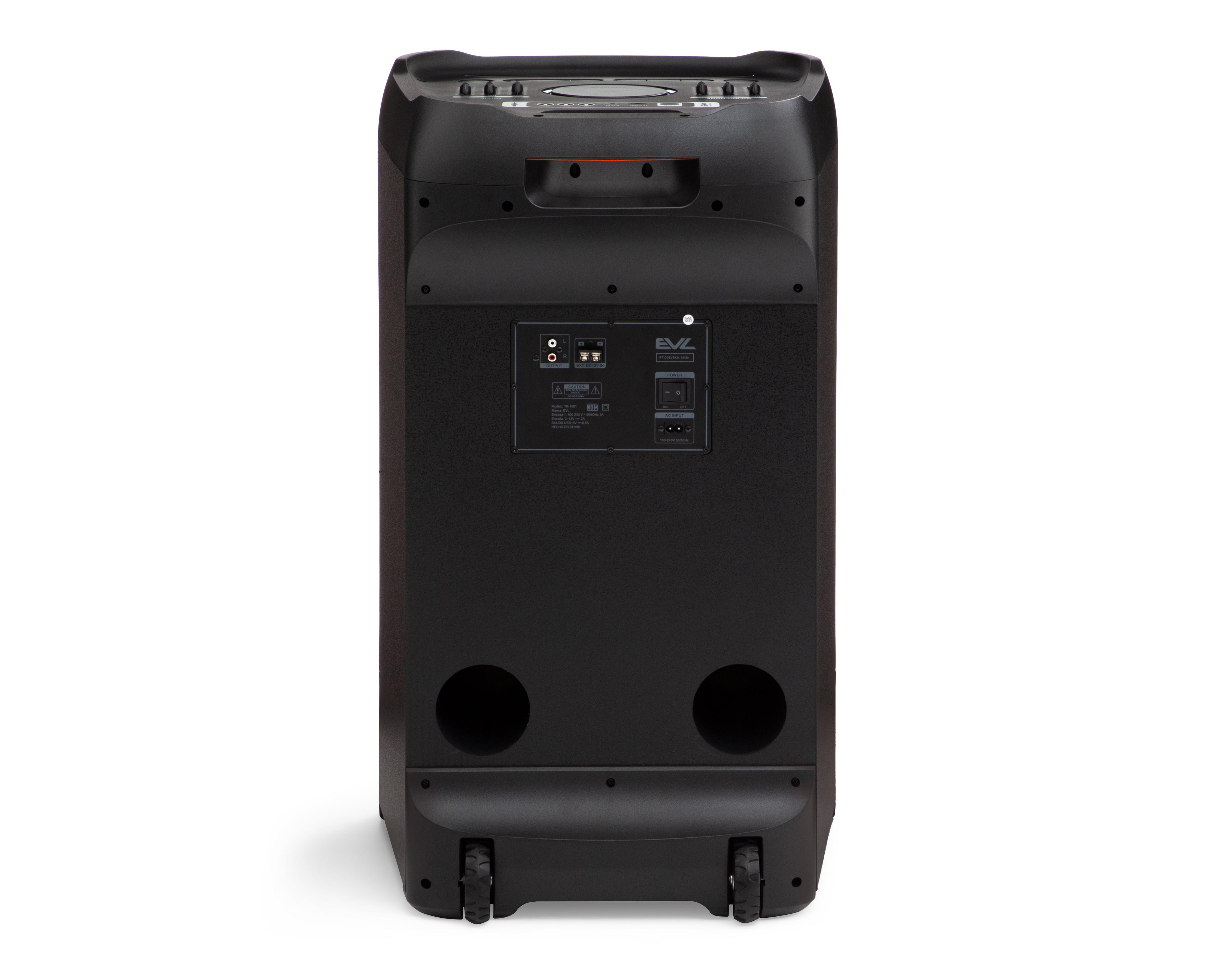 Foto 4 | Bocina Bluetooth EVL 120 W TK-1501 con Luces LED