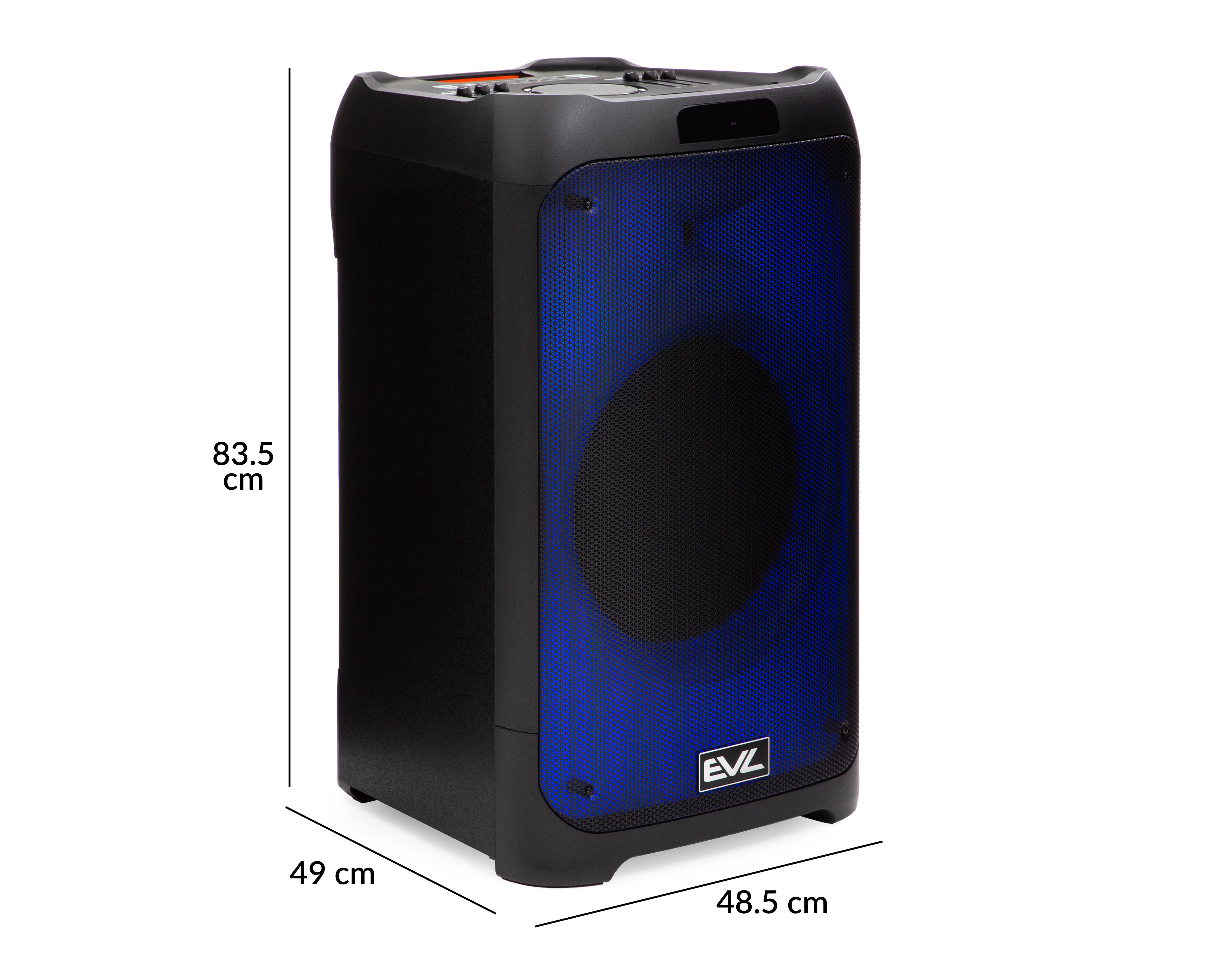 Foto 10 pulgar | Bocina Bluetooth EVL 120 W TK-1501 con Luces LED