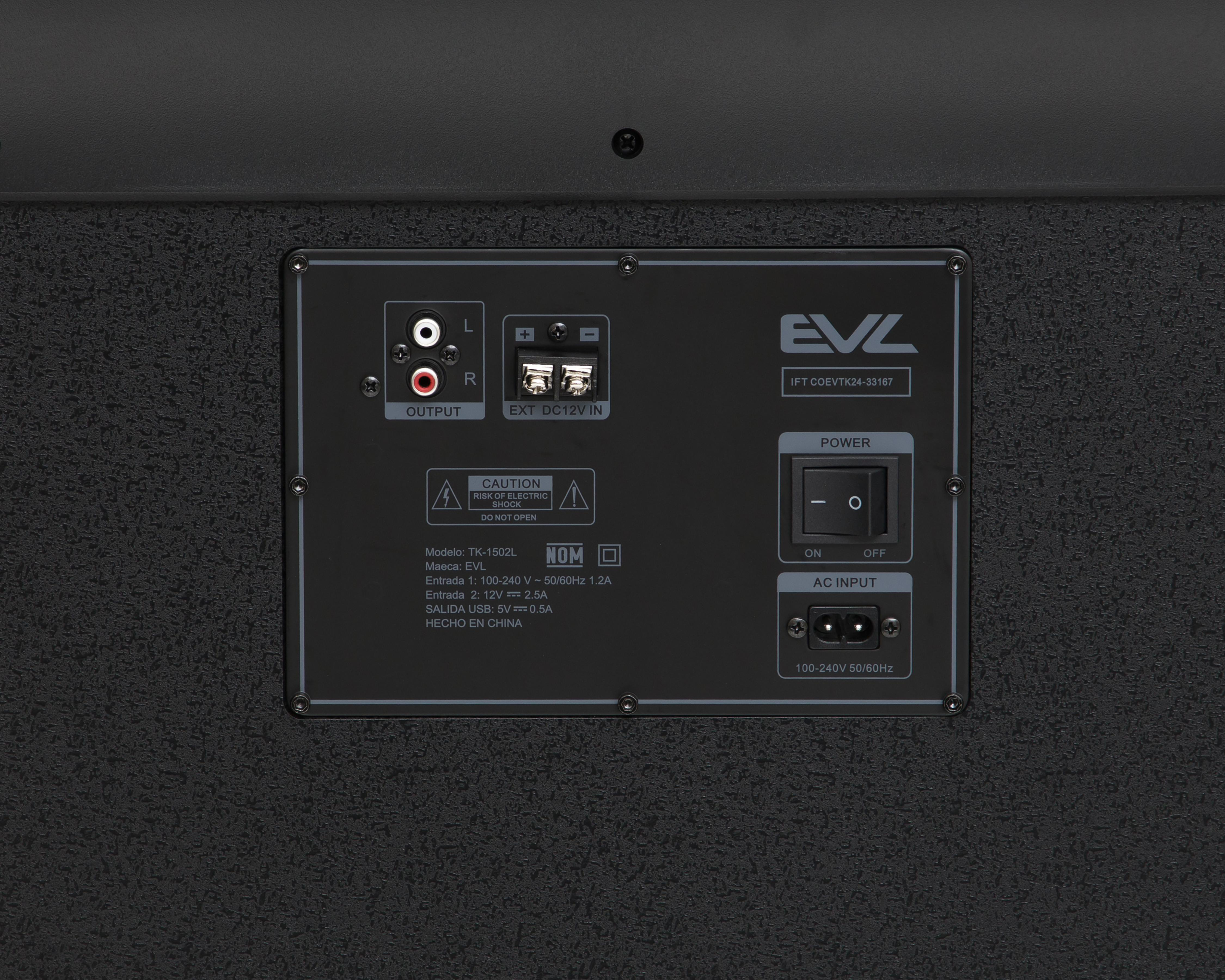 Foto 6 pulgar | Bocina con Bluetooth EVL TK-1502L 160 Watts con Control Remoto