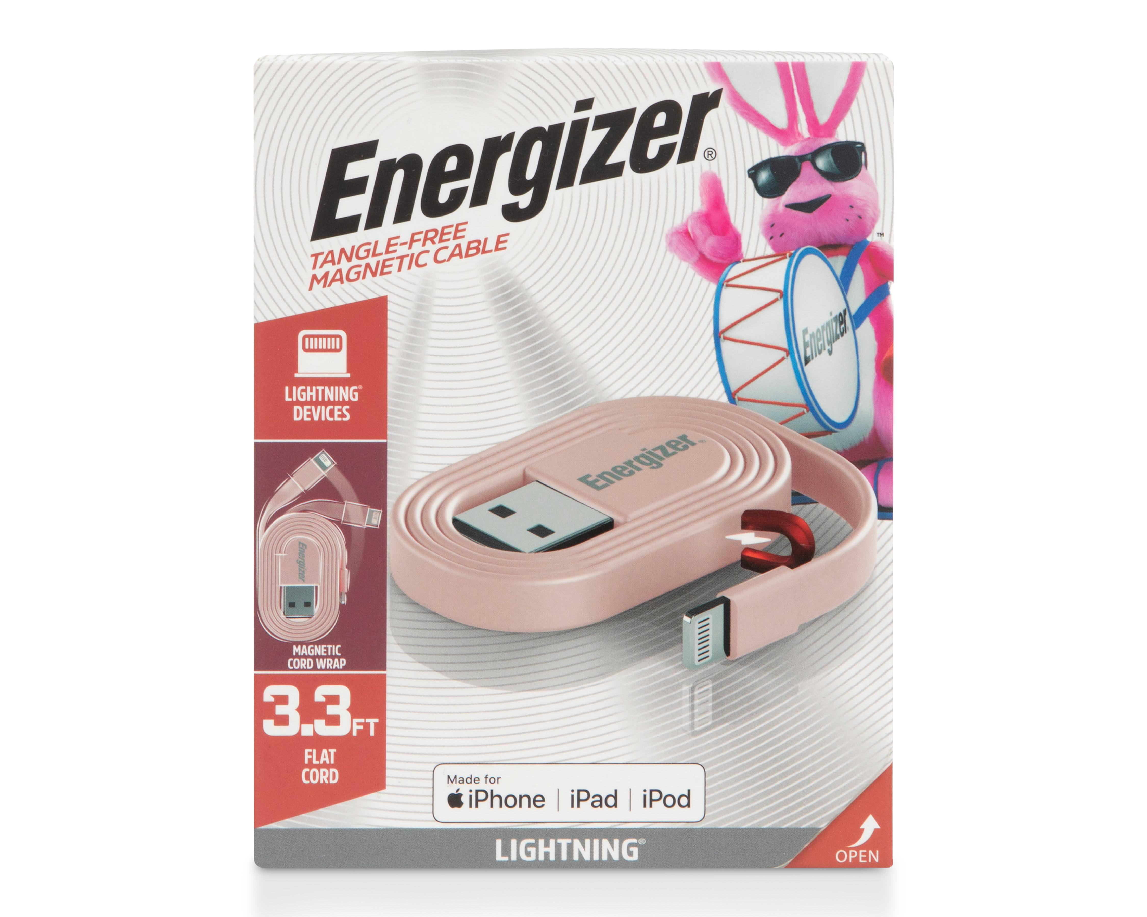 Foto 4 pulgar | Cable Lightning Energizer 1 m