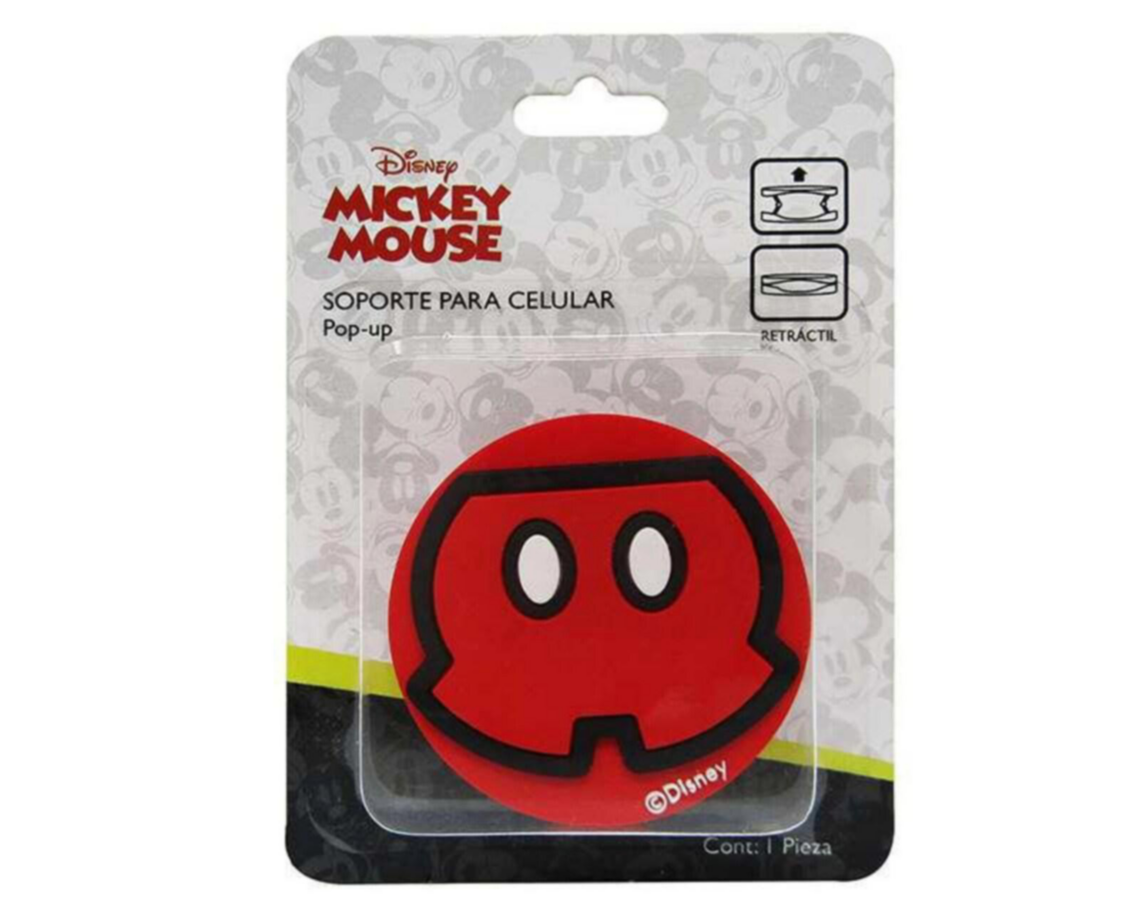 Foto 4 pulgar | Soporte Adherible Disney Rojo para Celular
