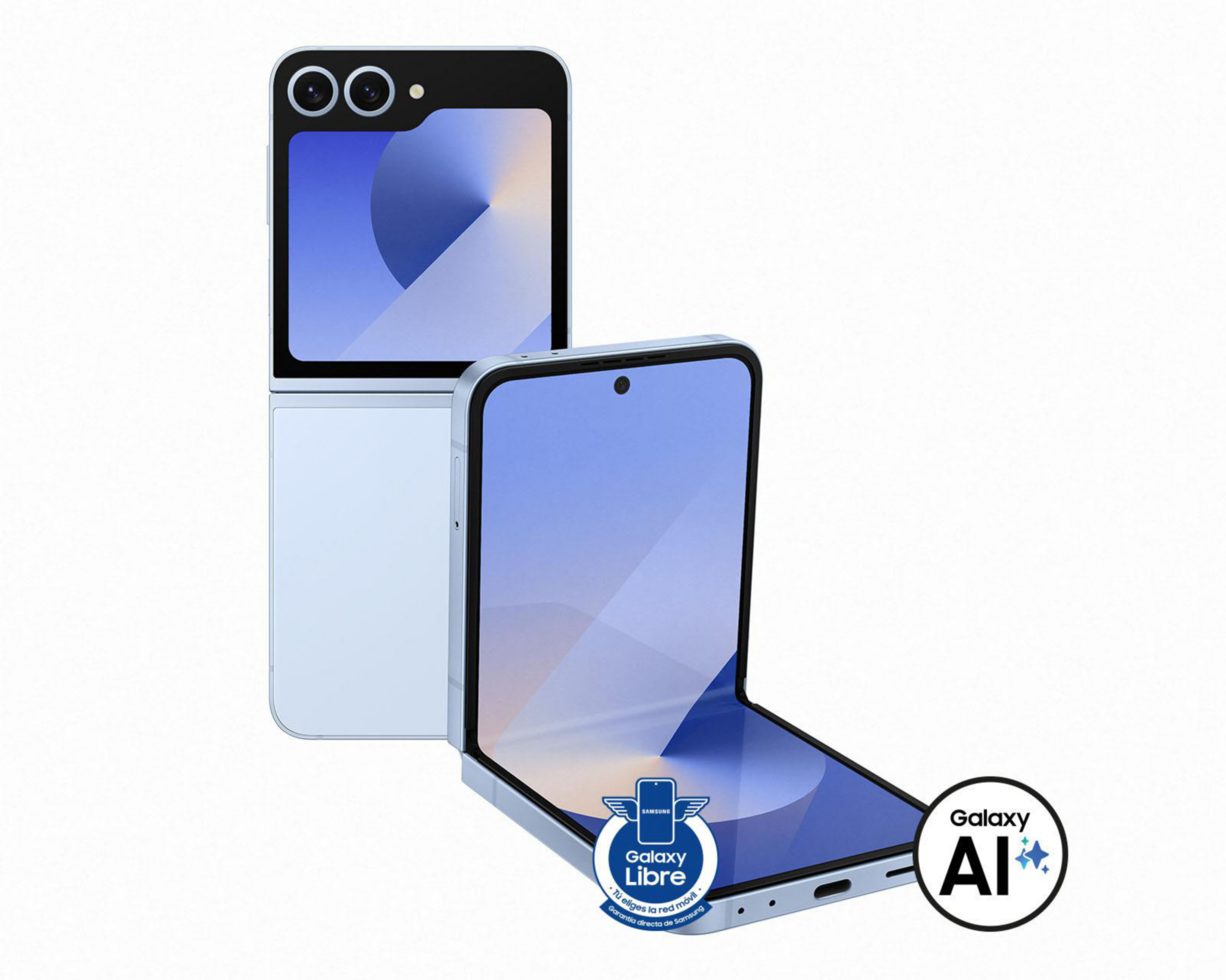 Celular Samsung Liberado Z Flip 6 256 GB Azul $17,999