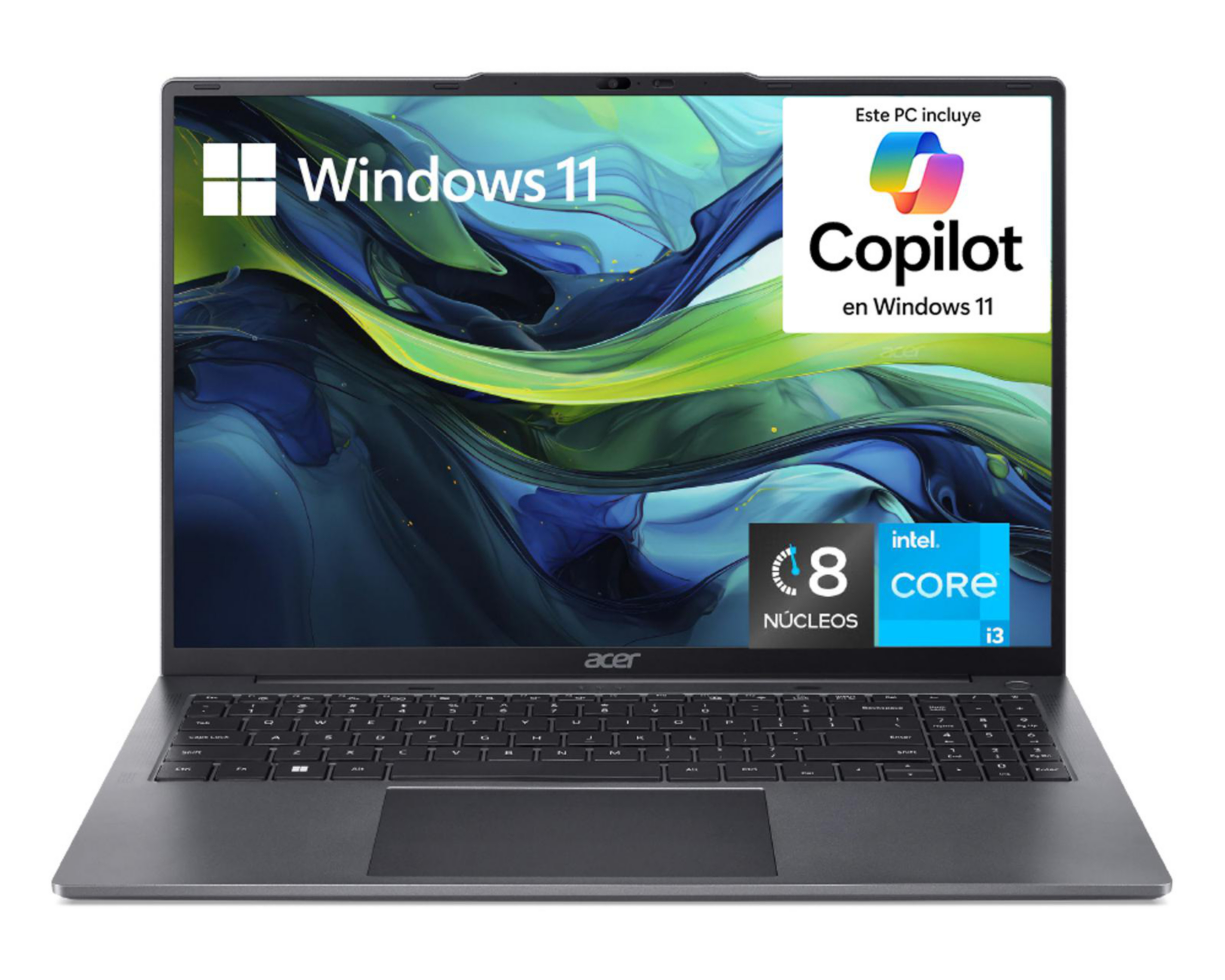 Laptop Acer Aspire Lite 16' Windows 11 Intel Core i3 8 GB RAM 512 GB SSD $8,999