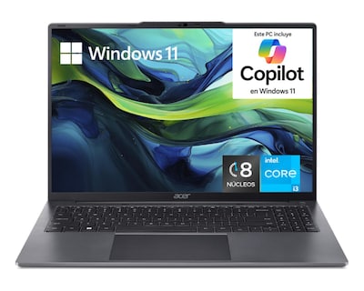 Foto 1 | Laptop Acer Aspire Lite 16" Windows 11 Intel Core i3 8 GB RAM 512 GB SSD