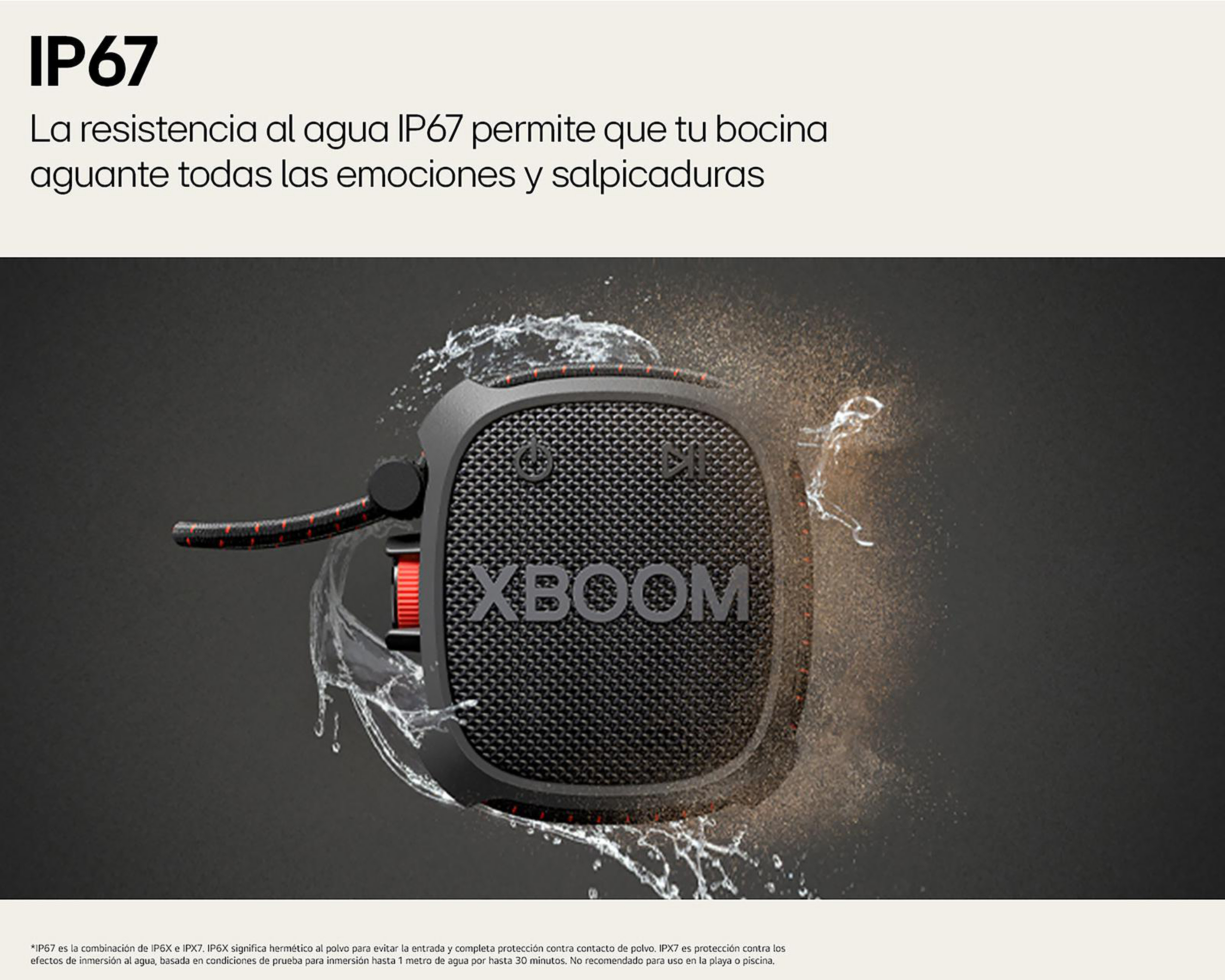 Foto 9 pulgar | Bocina Bluetooth LG XG2TBK 5 W Portátil