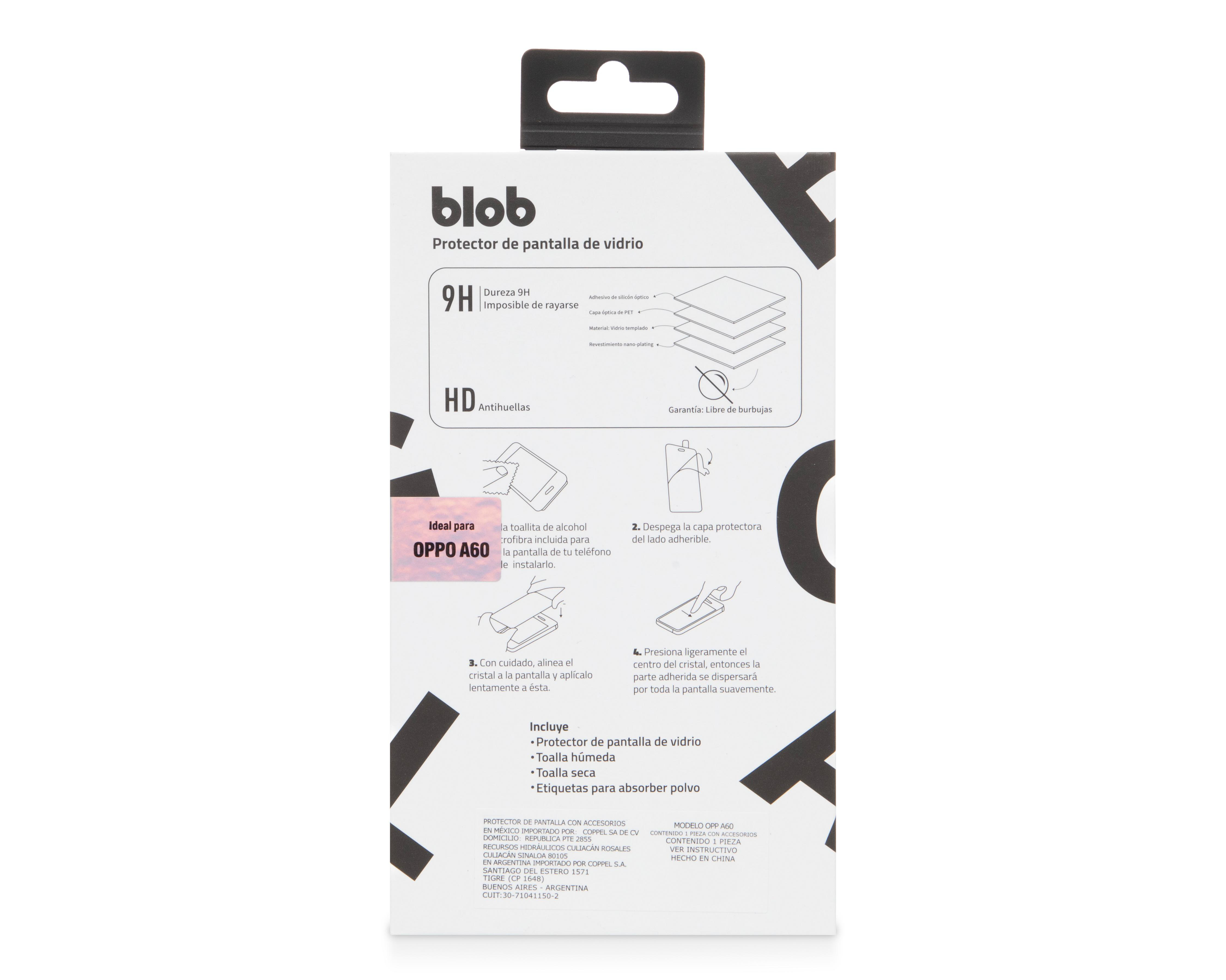 Foto 3 pulgar | Protector de Pantalla Blob para OPPO A60