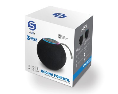 Foto 3 | Bocina Bluetooth Misik MS243 16 W con Luz LED