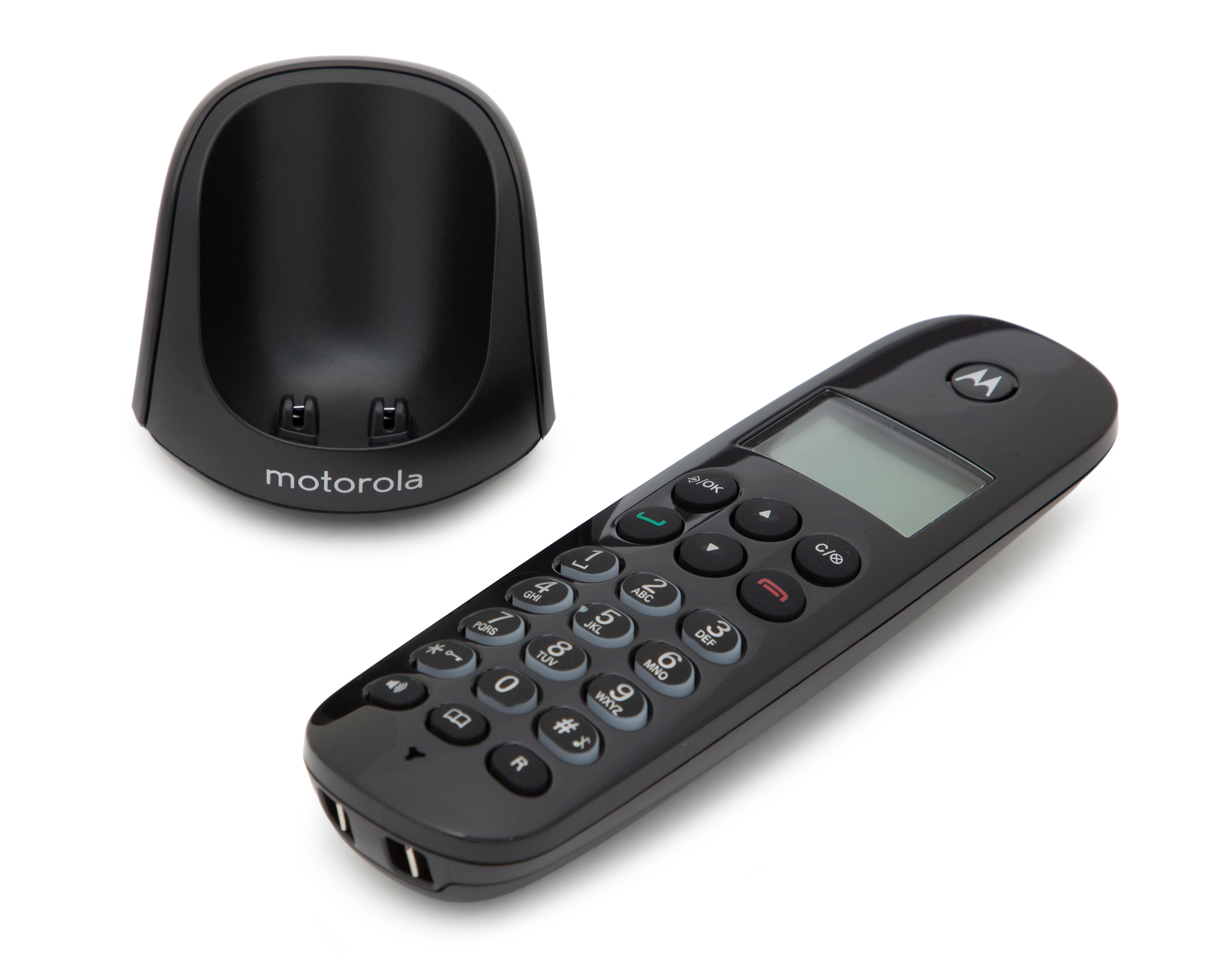 Foto 7 pulgar | Telefóno Inalámbrico Motorola M750 Negro