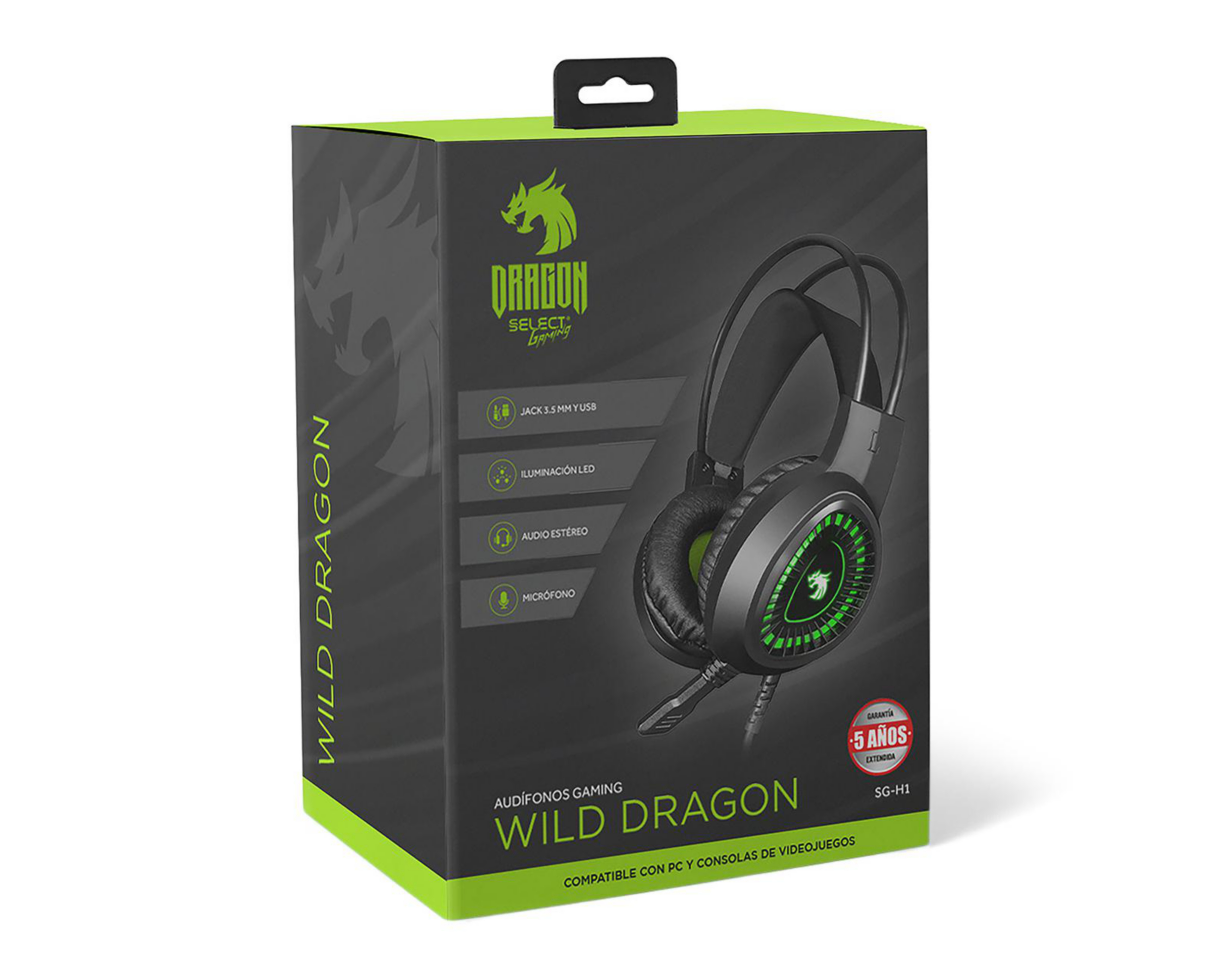 Foto 4 | Audífonos Alámbricos Dragon con Microfóno Wild Drangon SG-H1