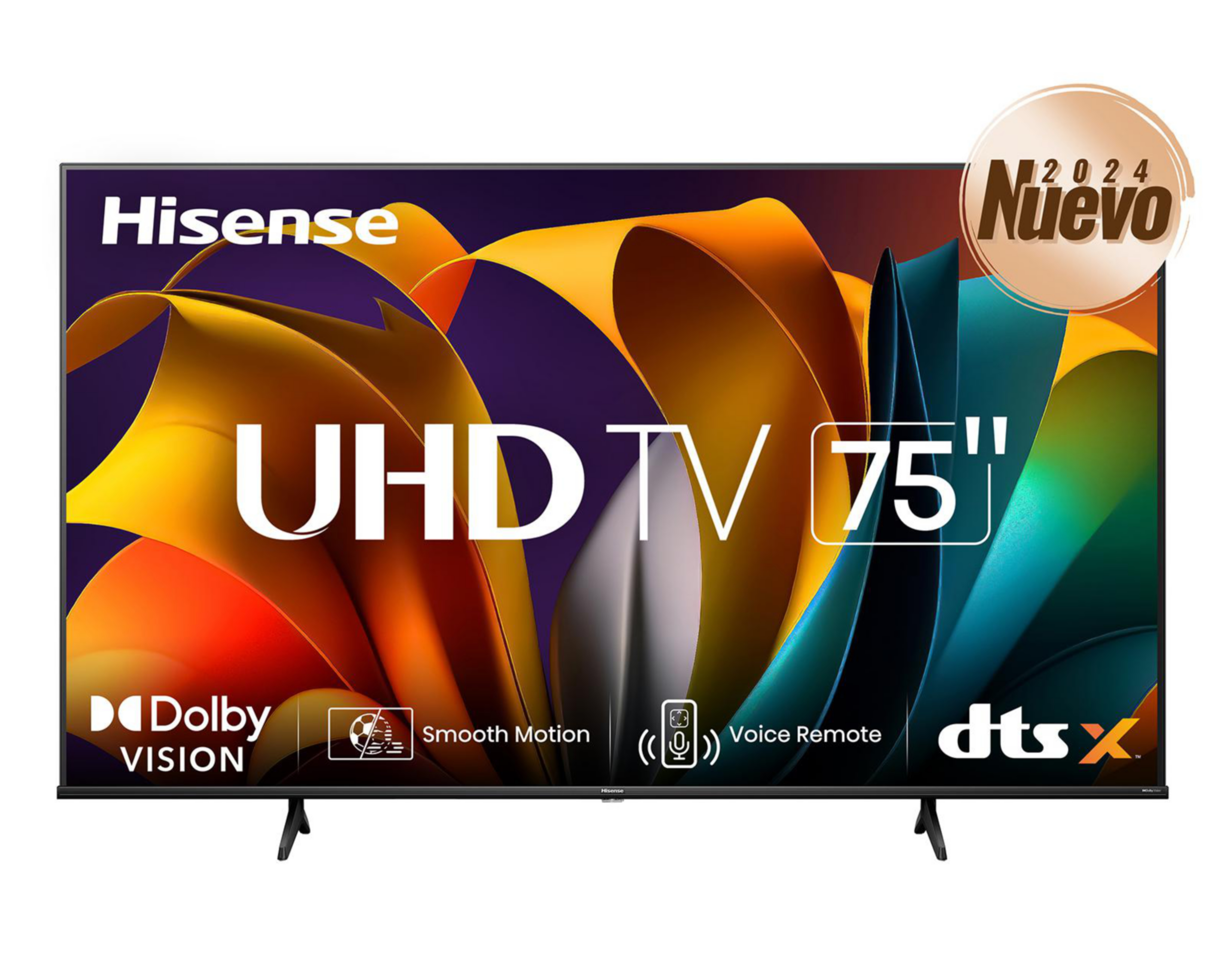 Pantalla Smart TV Hisense LED 75 Pulgadas Ultra HD 75A6NV $10,999