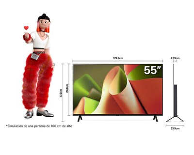 Foto 10 | Pantalla Smart TV LG OLED 55 pulgadas UHD 4K OLED55B4PSA