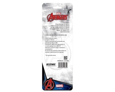 Foto 3 | Cable Marvel Tipo MicroUSB de 1 Metro