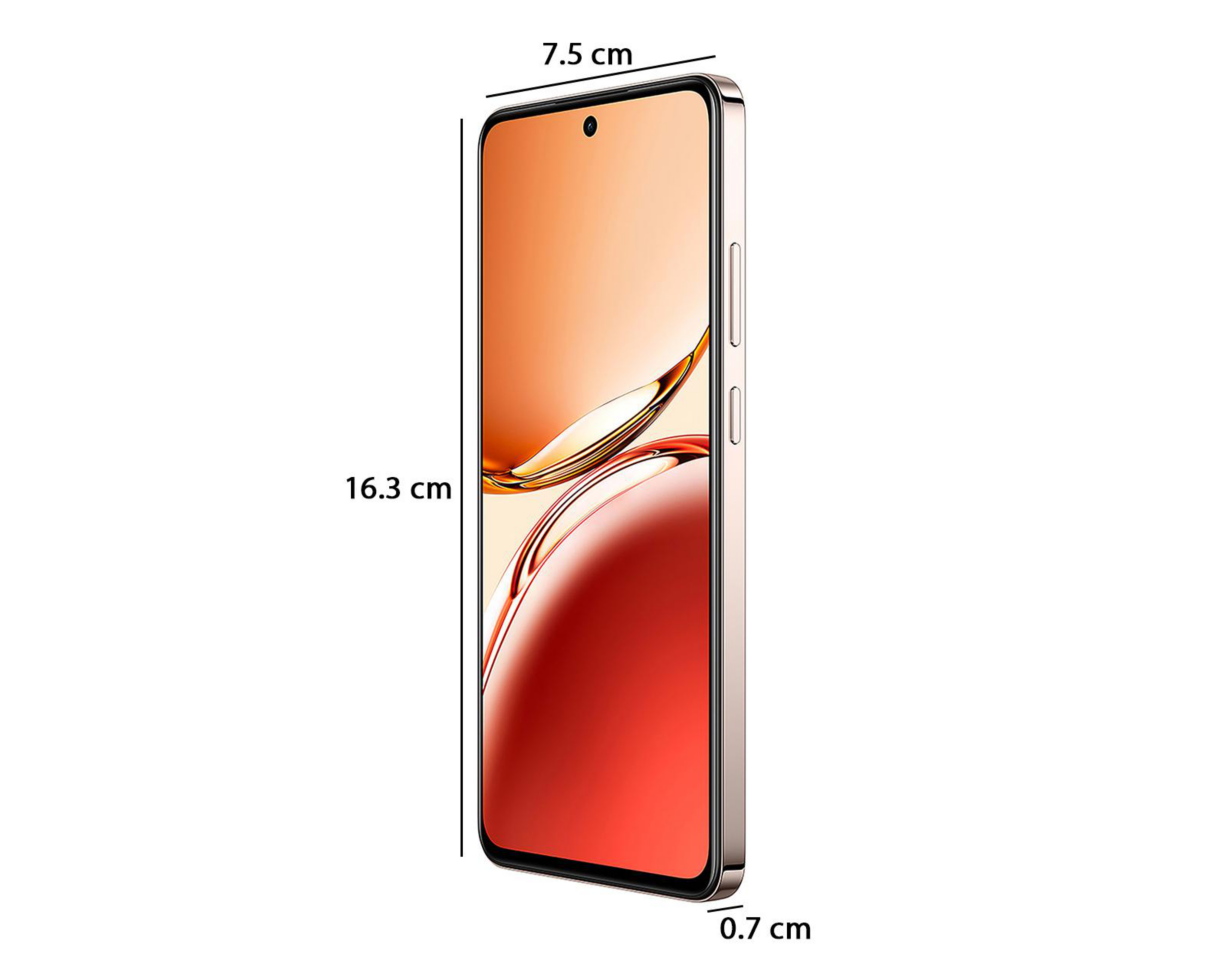 Foto 7 pulgar | Celular Oppo Reno 12F Liberado 256 GB Anaranjado