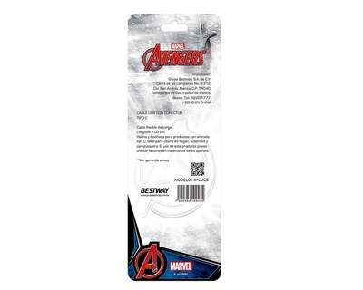 Foto 3 | Cable Marvel Entrada Tipo USB-C 1 Metro