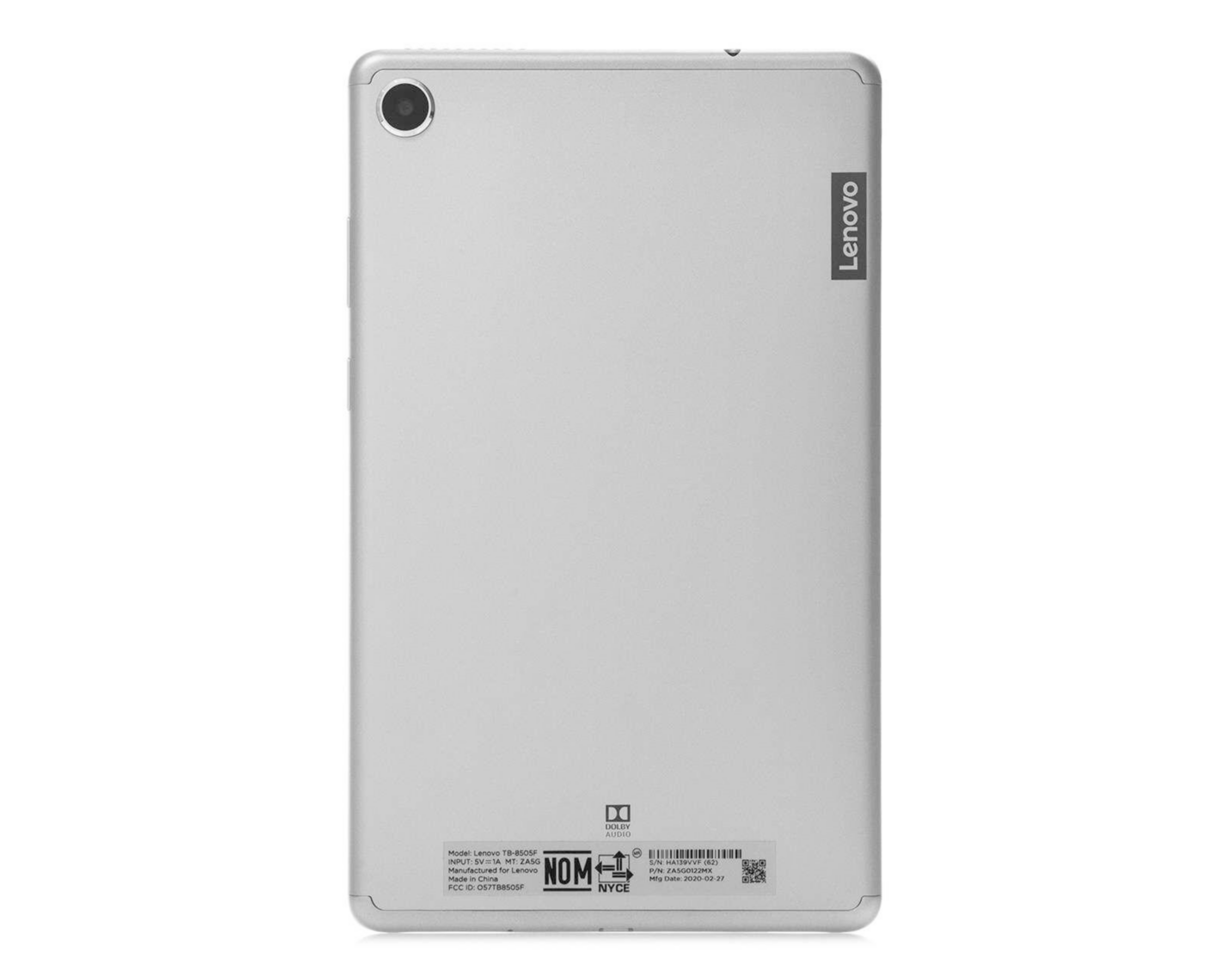 Foto 3 | Tablet Lenovo TB-8505F 8" 32 GB Wi-Fi & Bluetooth Android 2GB Gris Platino