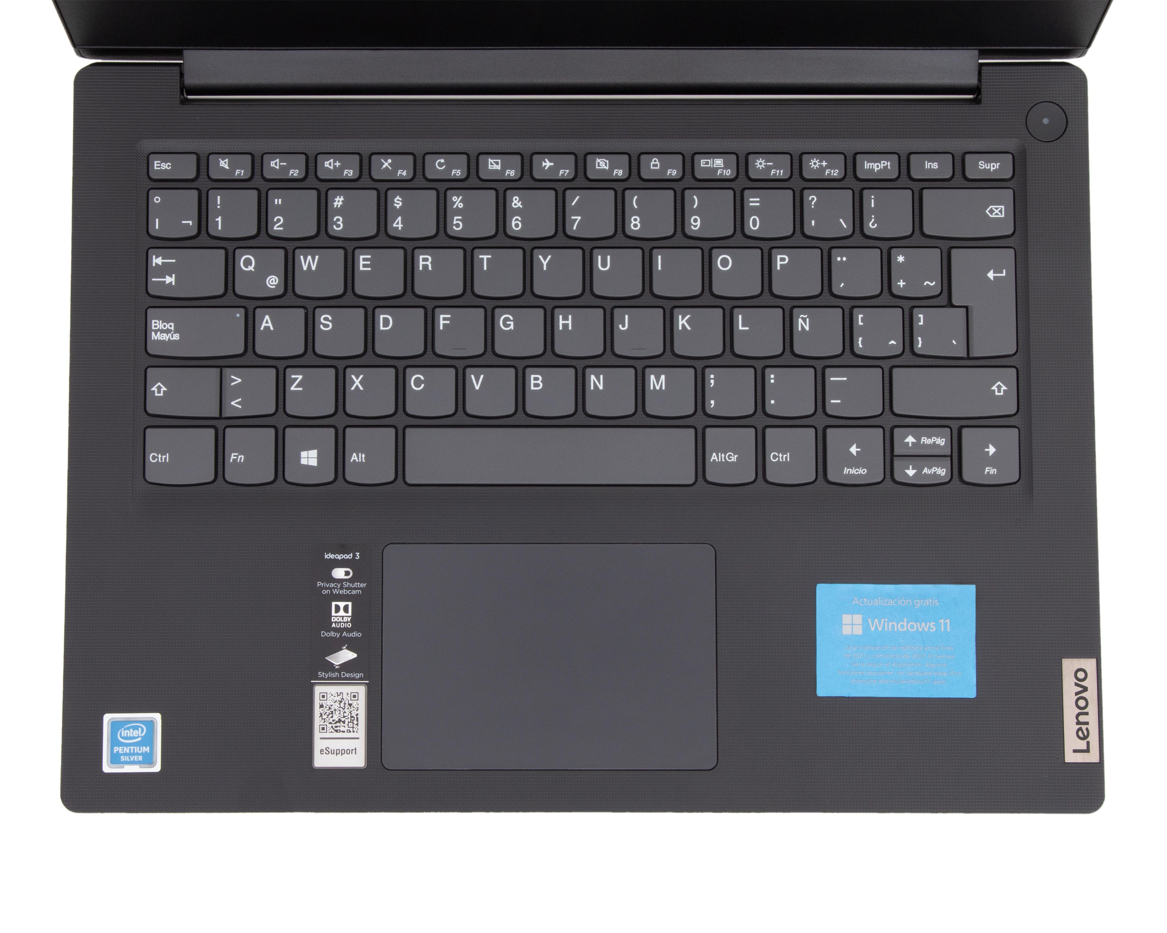 Foto 5 pulgar | Laptop Lenovo IP 3 14IGL05 14" Intel Pentium N5030 8 GB RAM 256 GB SSD Negra