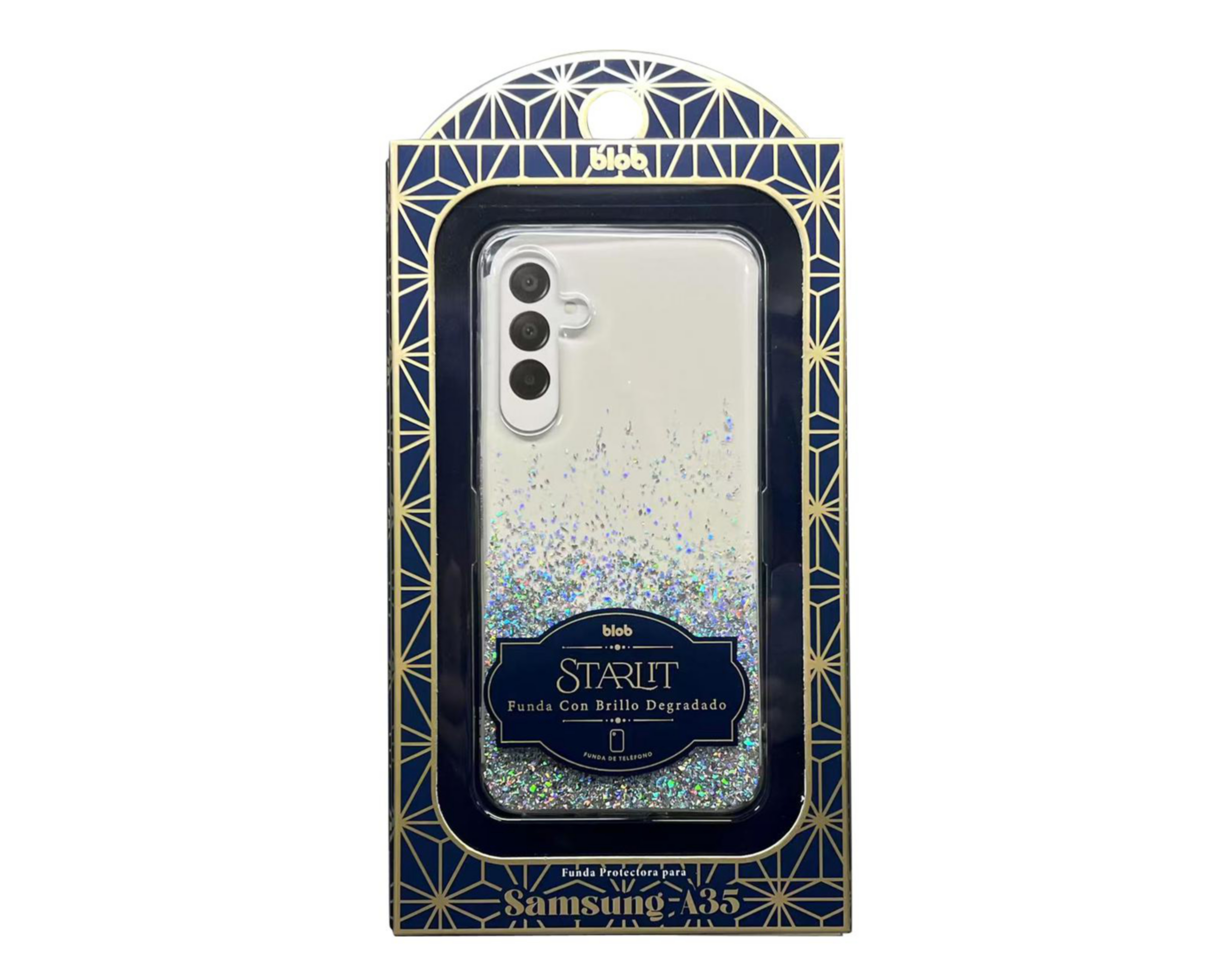 Foto 3 pulgar | Funda con Glitter Blob para Samsung Galaxy A35