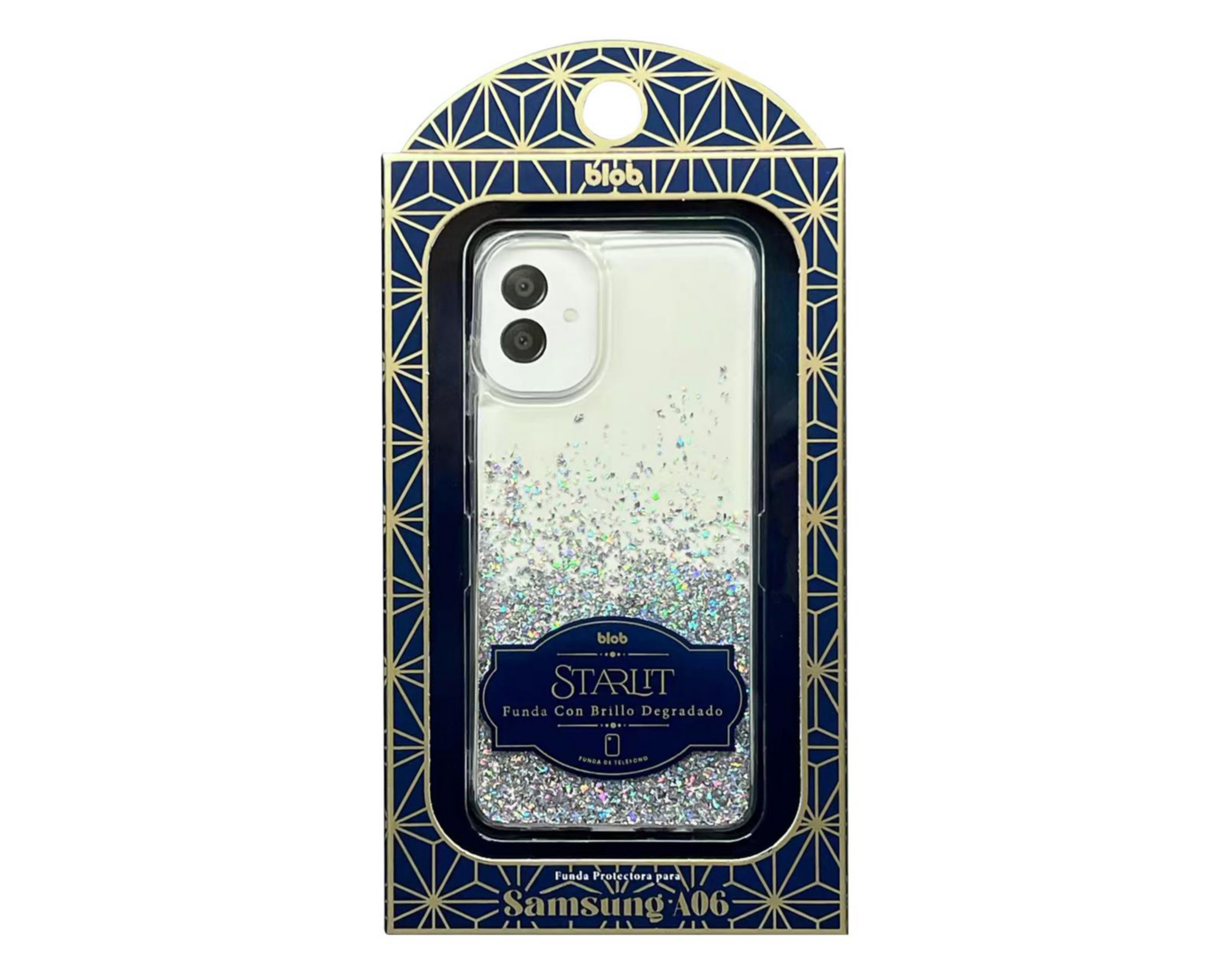 Foto 3 pulgar | Funda con Glitter Blob para Samsung A06